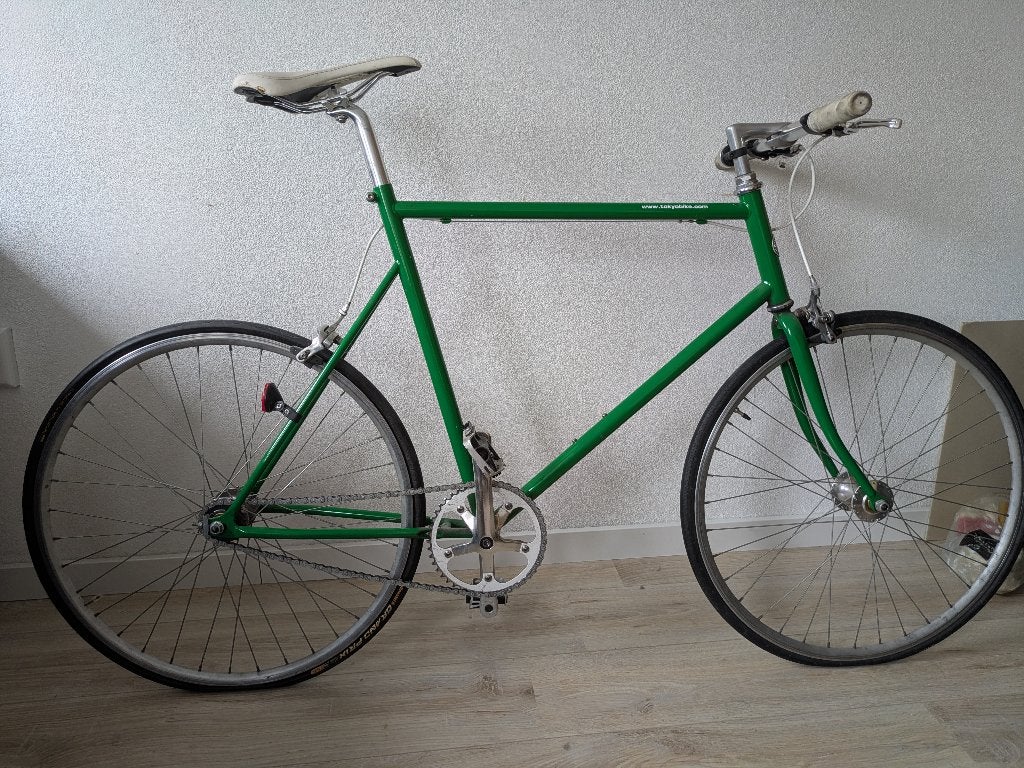 Fixie Fiets, Gebruikt, Velgrem, 53 tot 57 cm, Ophalen