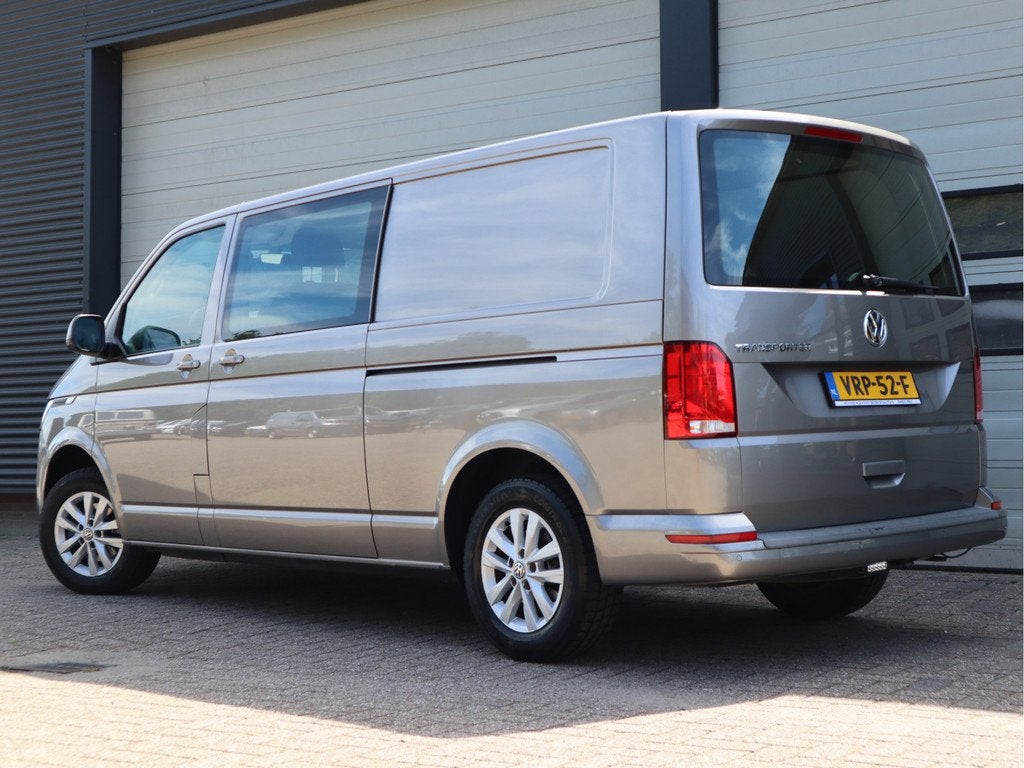 Volkswagen Transporter 2.0 TDI 150pk Euro 6 Automaat - L2 La, Auto's, Bestelauto's, Stof, Gebruikt, 4 cilinders, 150 pk