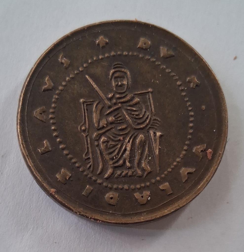 Denarius Vladislaus penning, Ophalen of Verzenden, 2 euro