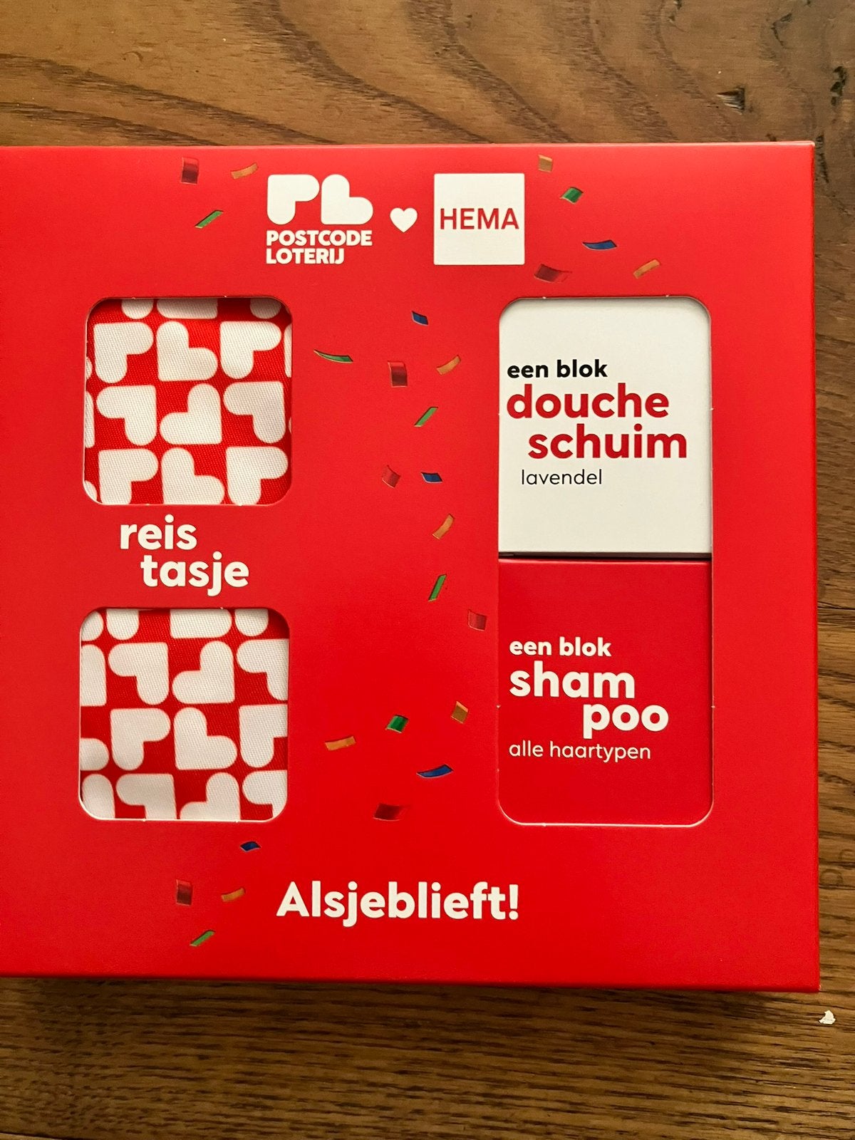 Hema, Postcodeloterij, shampoo & doucheblok, vegan. Nieuw!, Ophalen, Nieuw, Bad & Douche