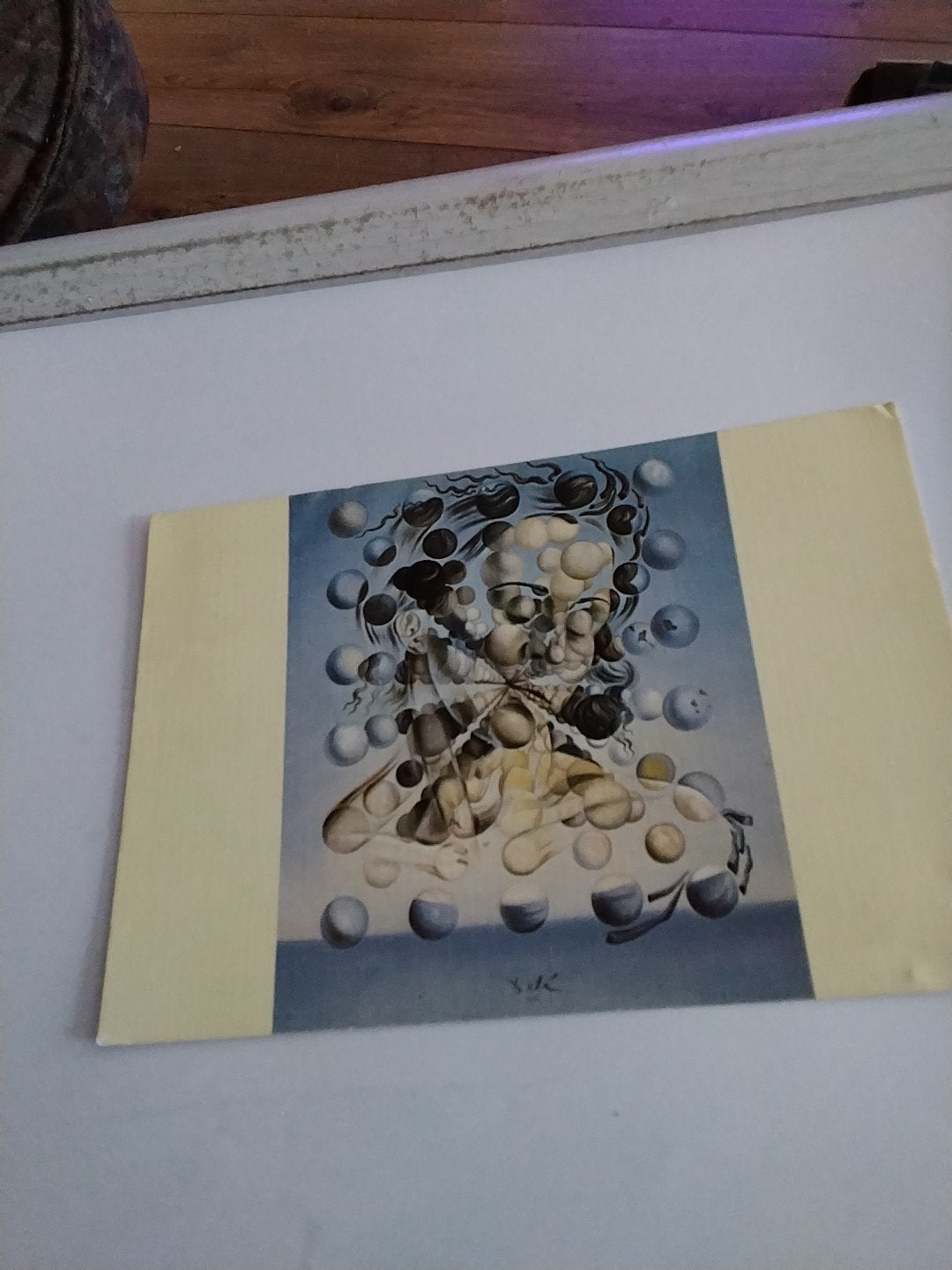 Vintage Salvador Dalí Ansichtkaart - Galatea de las Esferas, Ophalen of Verzenden, 1980 tot heden, Gelopen, Cultuur en Media