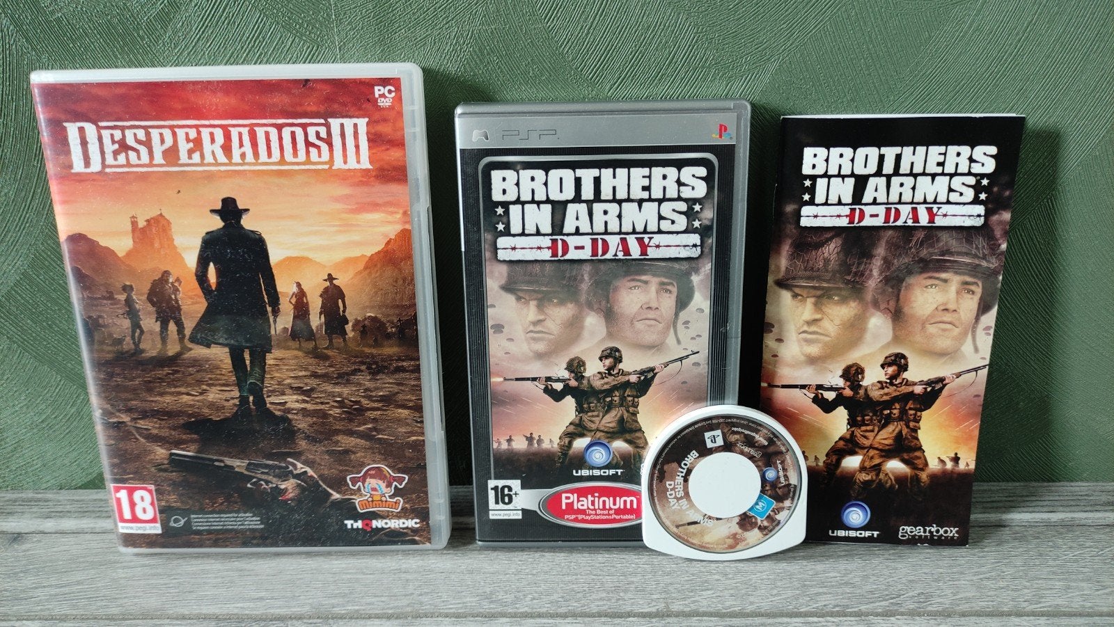 Brother in arms D-day psp en gratis desperados 3 pc game, Ophalen of Verzenden