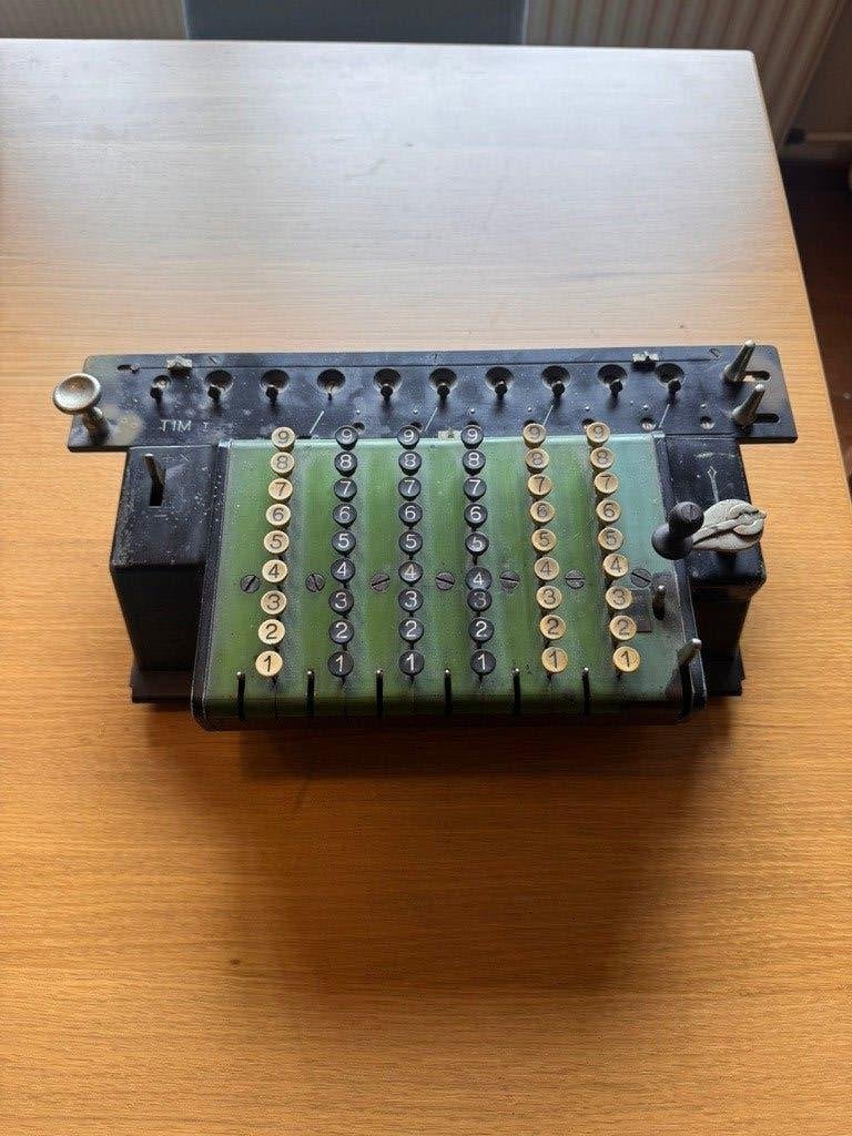TIM I mechanische rekenmachine – werkend – jaren 30, Ophalen