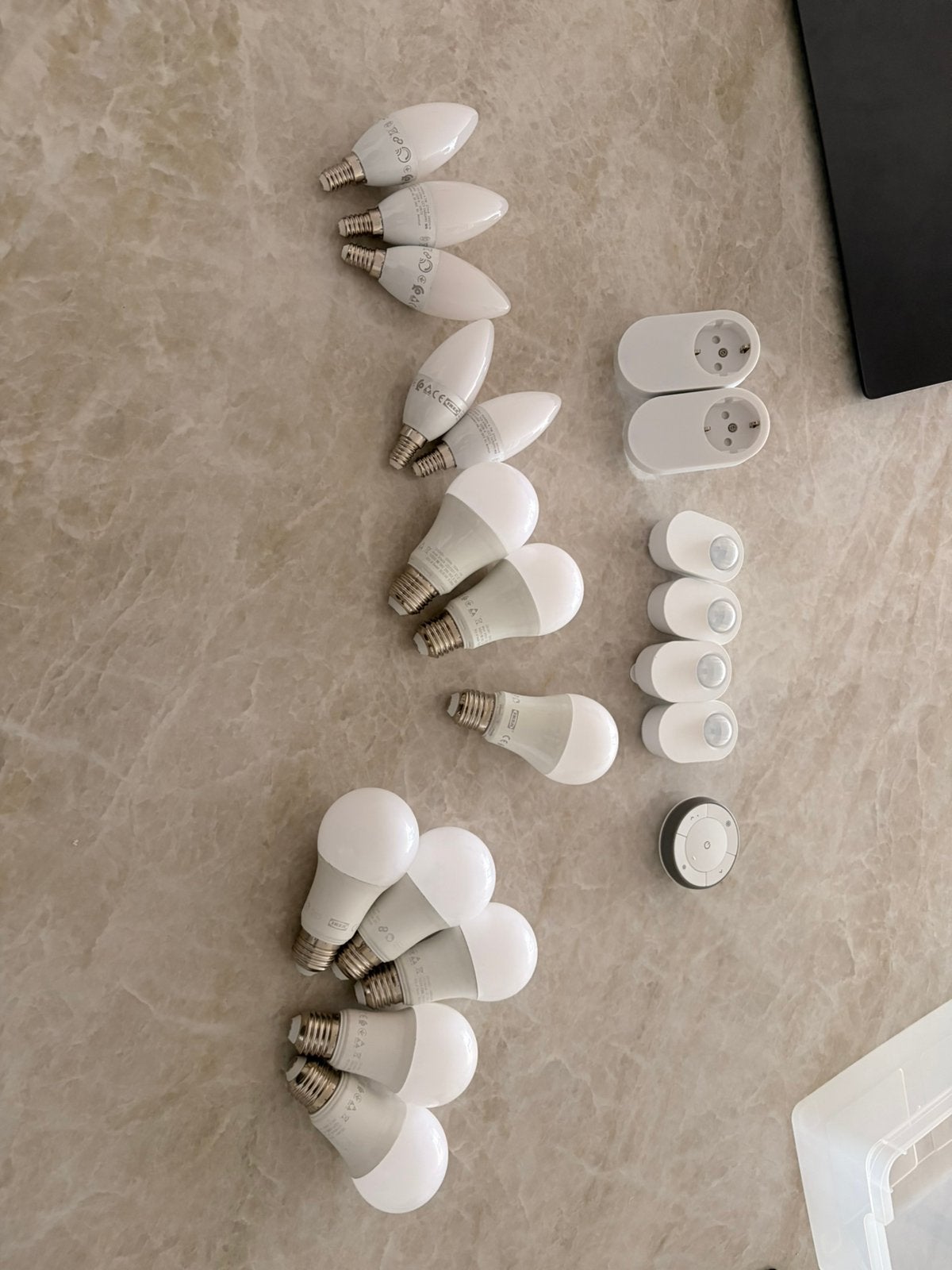 IKEA TRÅDFRI set met lampen, sensoren en slimme stekkers, Ophalen of Verzenden, Gebruikt, IKEA