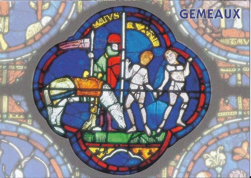 K613 Ongelopen Ansichtkaart Sterrenbeeld Tweelingen, Ophalen of Verzenden, Voor 1920, Ongelopen, Overige thema's