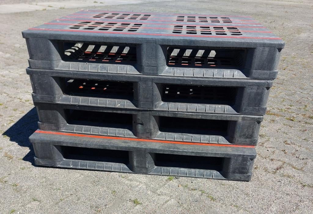 Te koop 4 DPB Pallets 100 x 120 cm, Ophalen, 100 cm of meer, 60 cm of meer, Overige typen