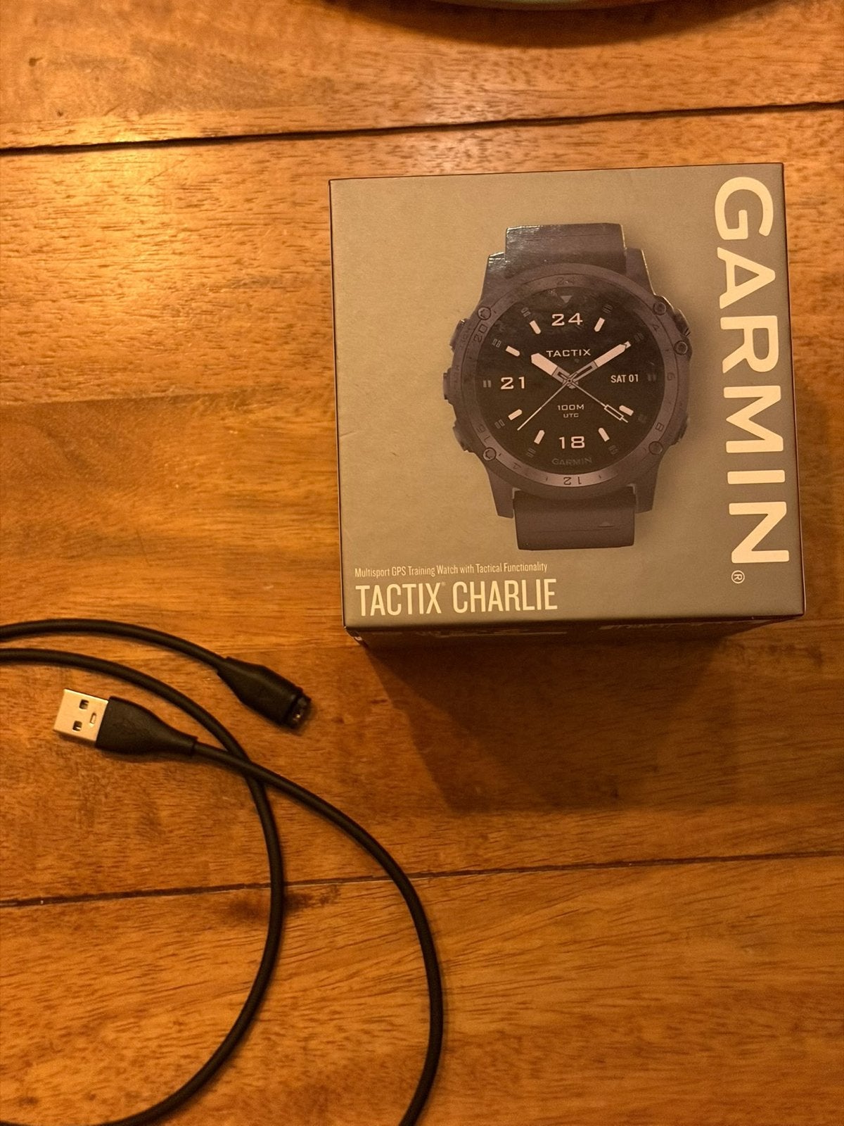 Garmin tactix Charlie horloge, Gebruikt, Stappen, Zwart, Ophalen of Verzenden