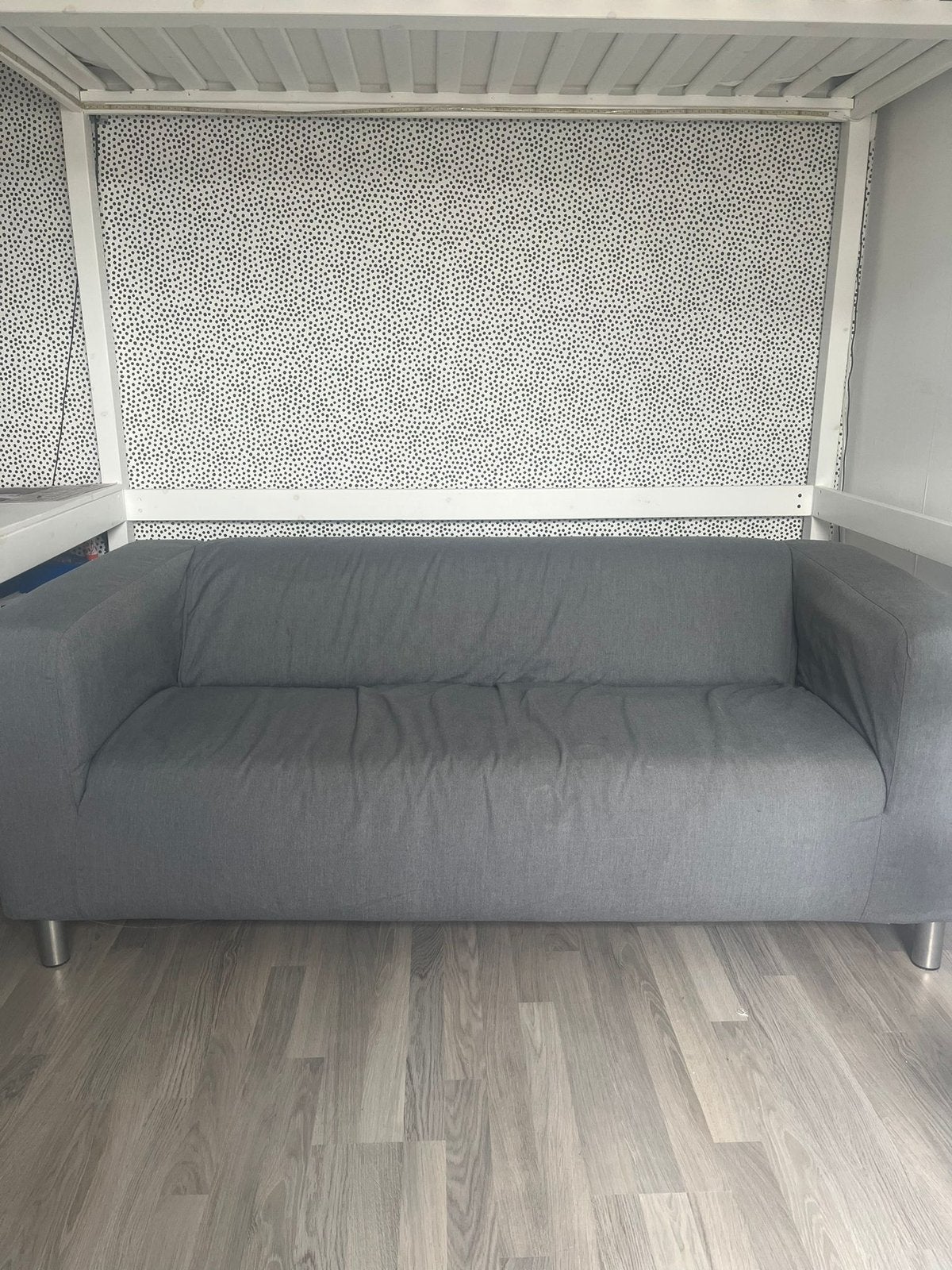 Bank Klippan Ikea, grijs, Huis en Inrichting, Banken | Bankstellen, Ophalen, Gebruikt, 150 tot 200 cm, Tweepersoons