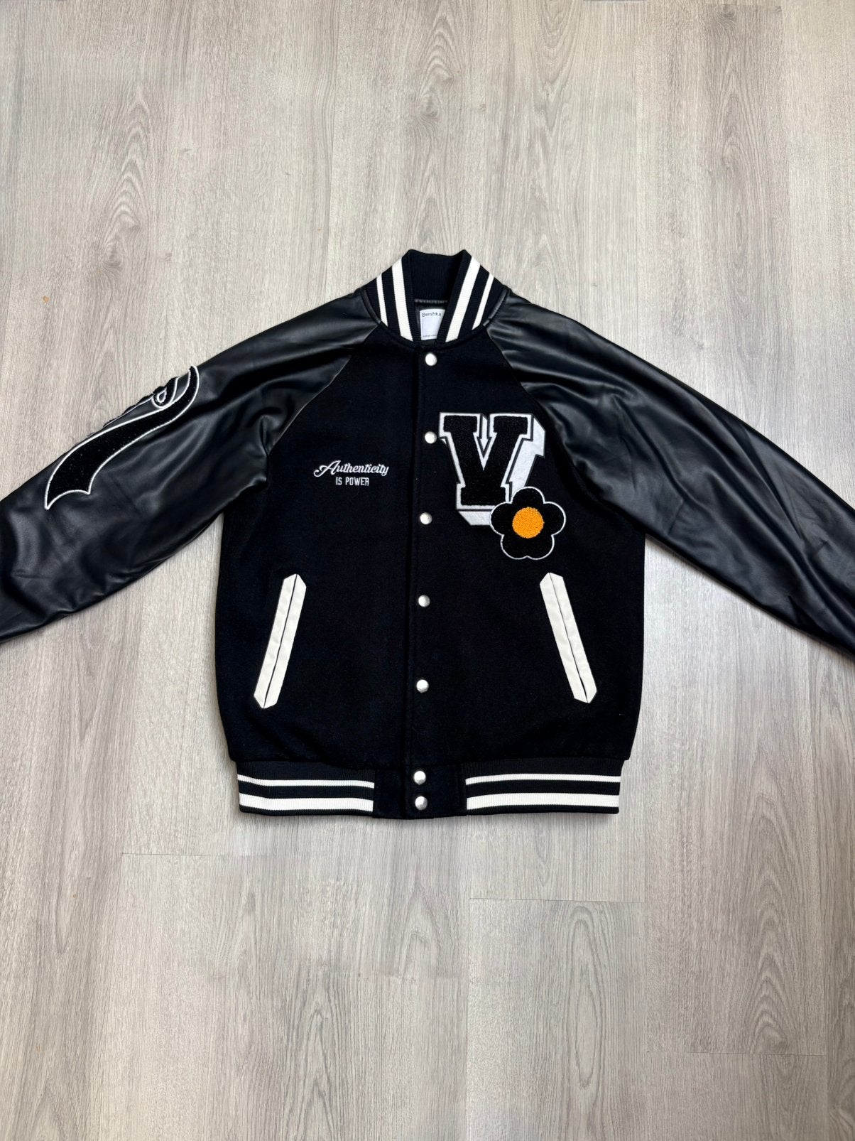 Jasje Baseball Zwart Bershka, Ophalen of Verzenden, Gedragen, Maat 34 (XS) of kleiner, Zwart