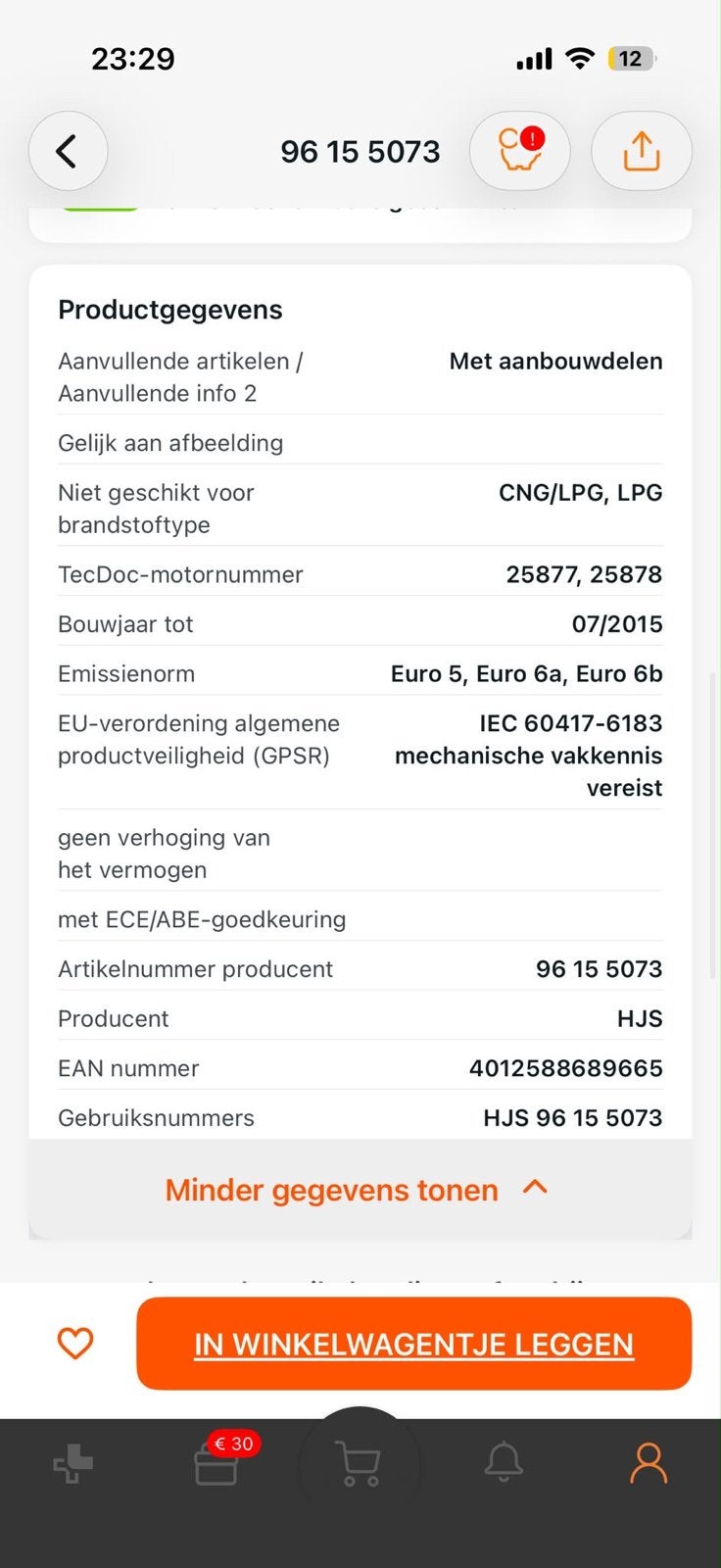 Katalysator HJS 96 15 5073 - Nieuwstaat,ford focus wagon, Ophalen, Nieuw, Ford