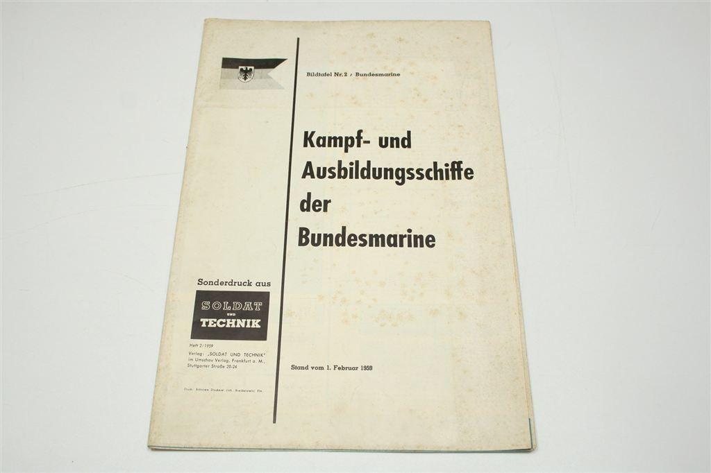 Schaars, Bundesmarine 1959 — Grote Uitklapposter, Boeken, Oorlog en Militair, Ophalen of Verzenden, Tweede Wereldoorlog, Gelezen