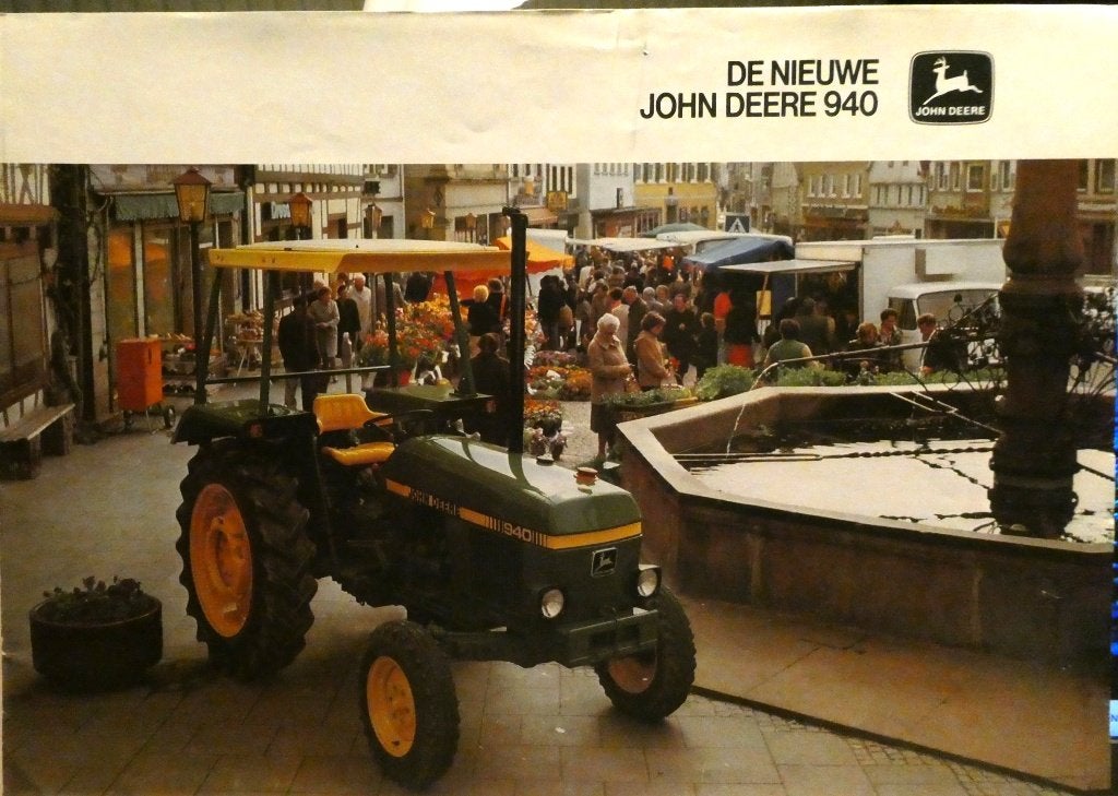 Folder / Tractor /  de nieuwe John Deere 940, Verzenden, Gelezen, Overige merken