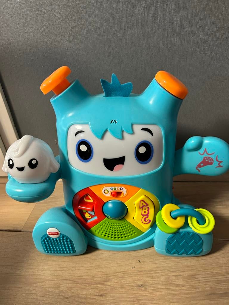 Fisher-Price speelrobot, Ophalen of Verzenden, Gebruikt, Overige typen, Met geluid