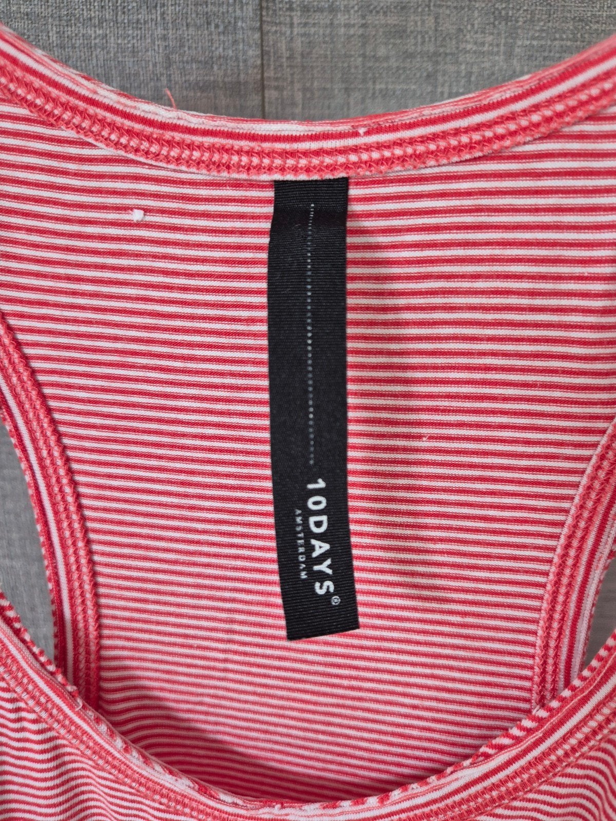 10Days gestreepte katoenen jurk maat 4, Kleding | Dames, Verzenden, Maat 46/48 (XL) of groter, 10Days, Gedragen