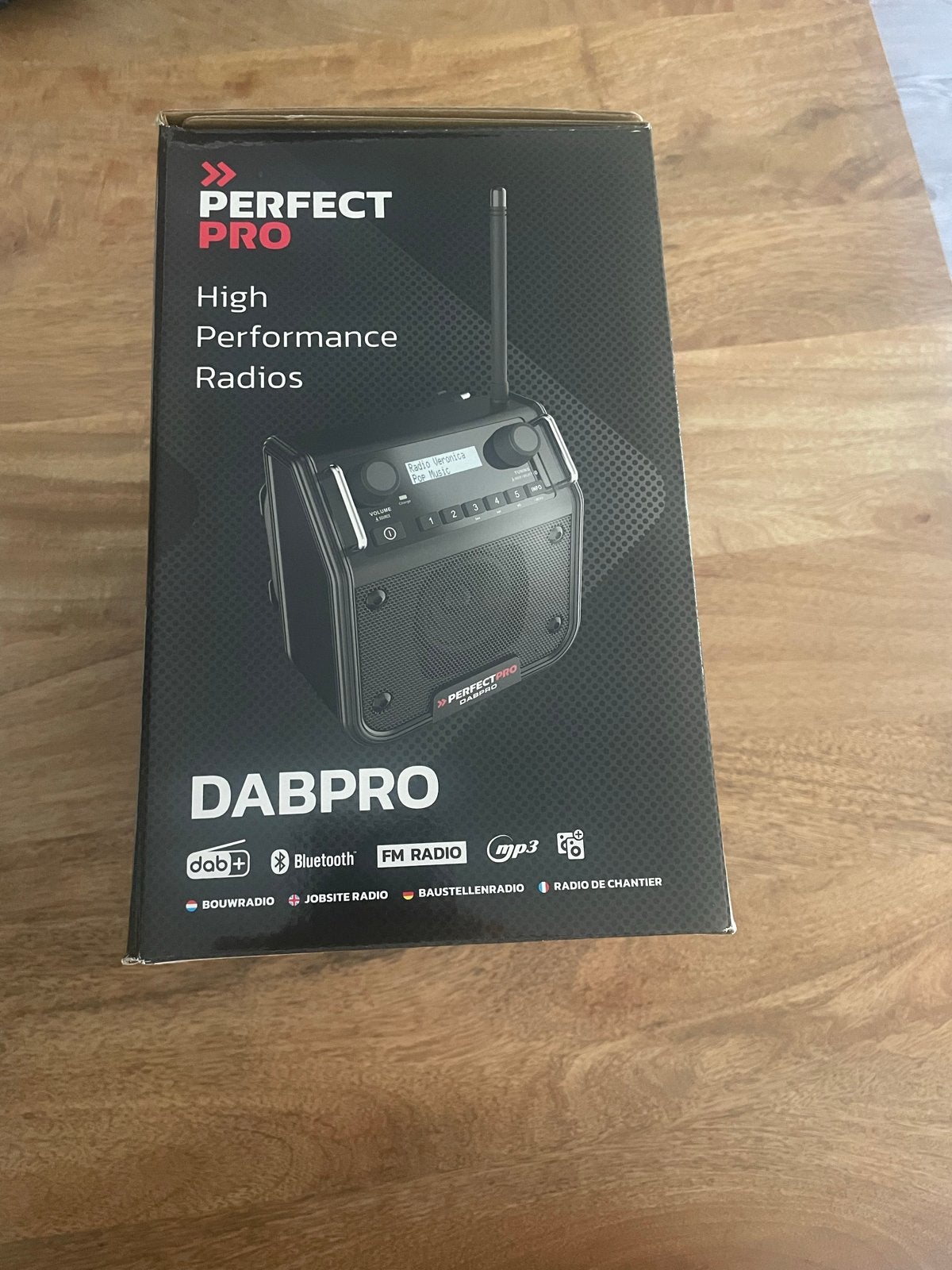 PerfectPro DABPRO Bouwradio met DAB+, Bluetooth en FM, Audio, Tv en Foto, Radio's, Ophalen of Verzenden, Nieuw, Bouwradio