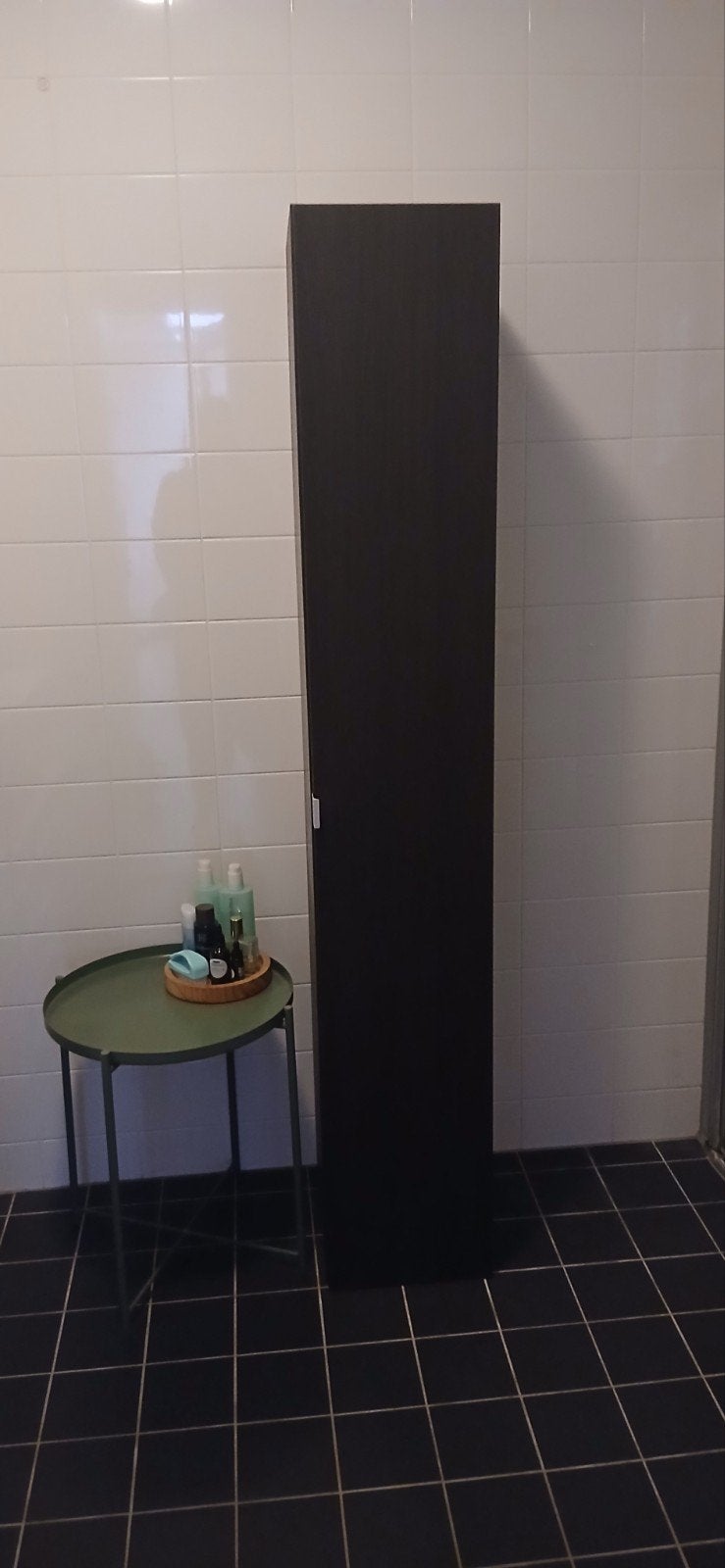 IKEA LILLÅNGEN Hoge Kast - Donkerbruin, Ophalen, (Half)hoge kast, Minder dan 50 cm, Gebruikt