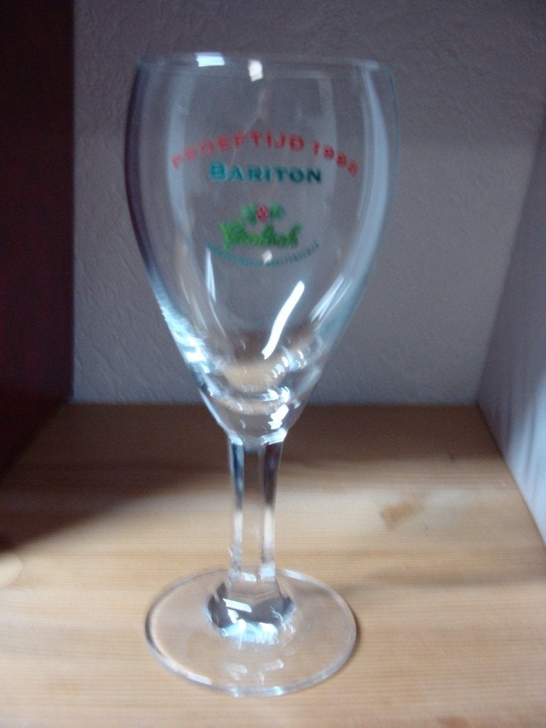 Bierglas Grolsch Proeftijd 1998 Bariton - 1 glas aanwezig, Ophalen of Verzenden, Zo goed als nieuw, Glas of Glazen, Grolsch