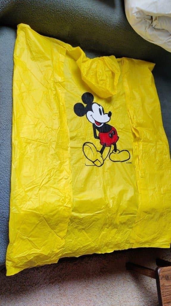 Disney World Mickey Mouse waterproof regenponcho regenjas, Ophalen of Verzenden, Zo goed als nieuw, Regenponcho, Heren