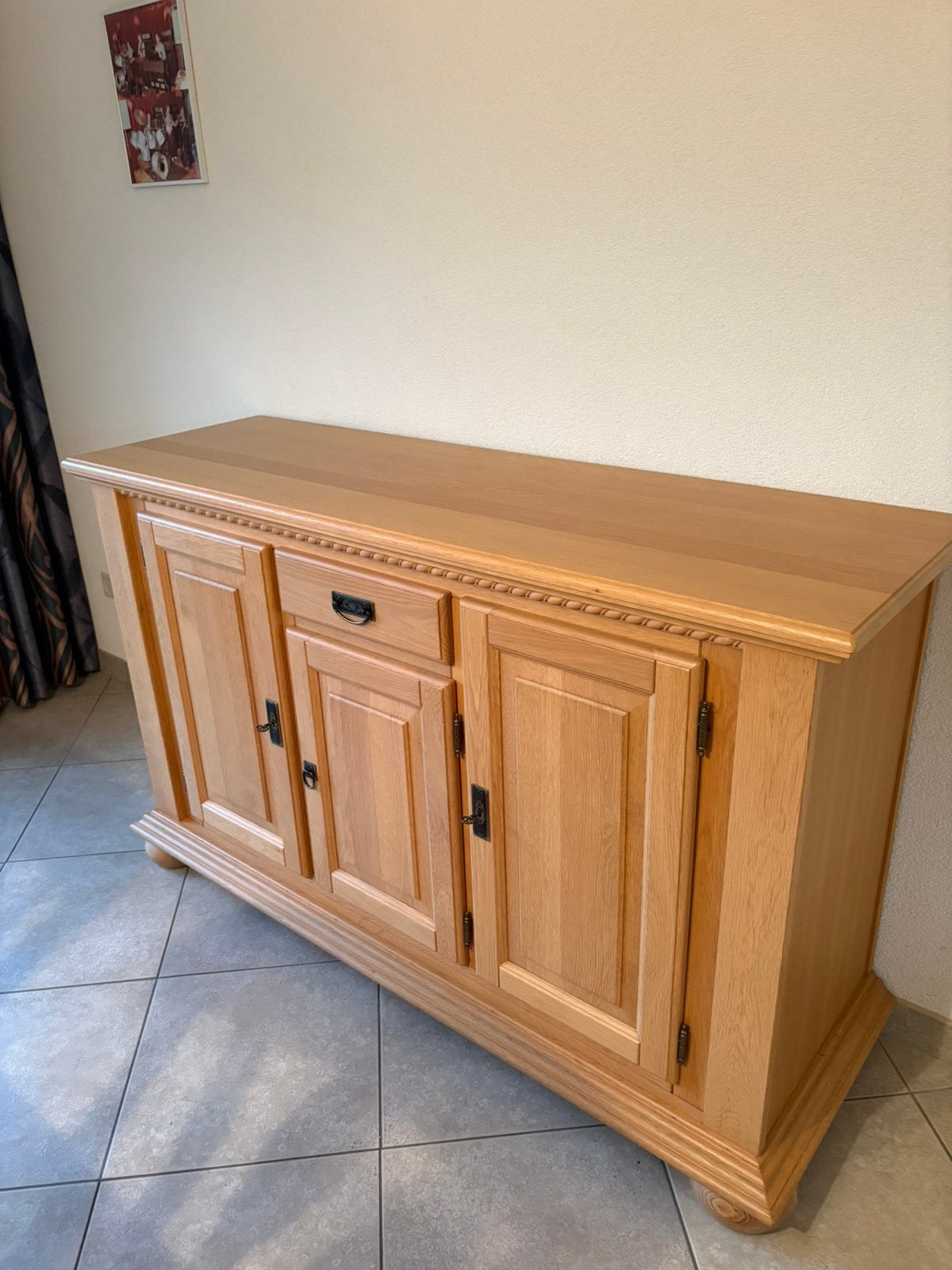 Eiken dressoir, Huis en Inrichting, Kasten | Dressoirs, Ophalen, 150 tot 200 cm, Eikenhout, Zo goed als nieuw
