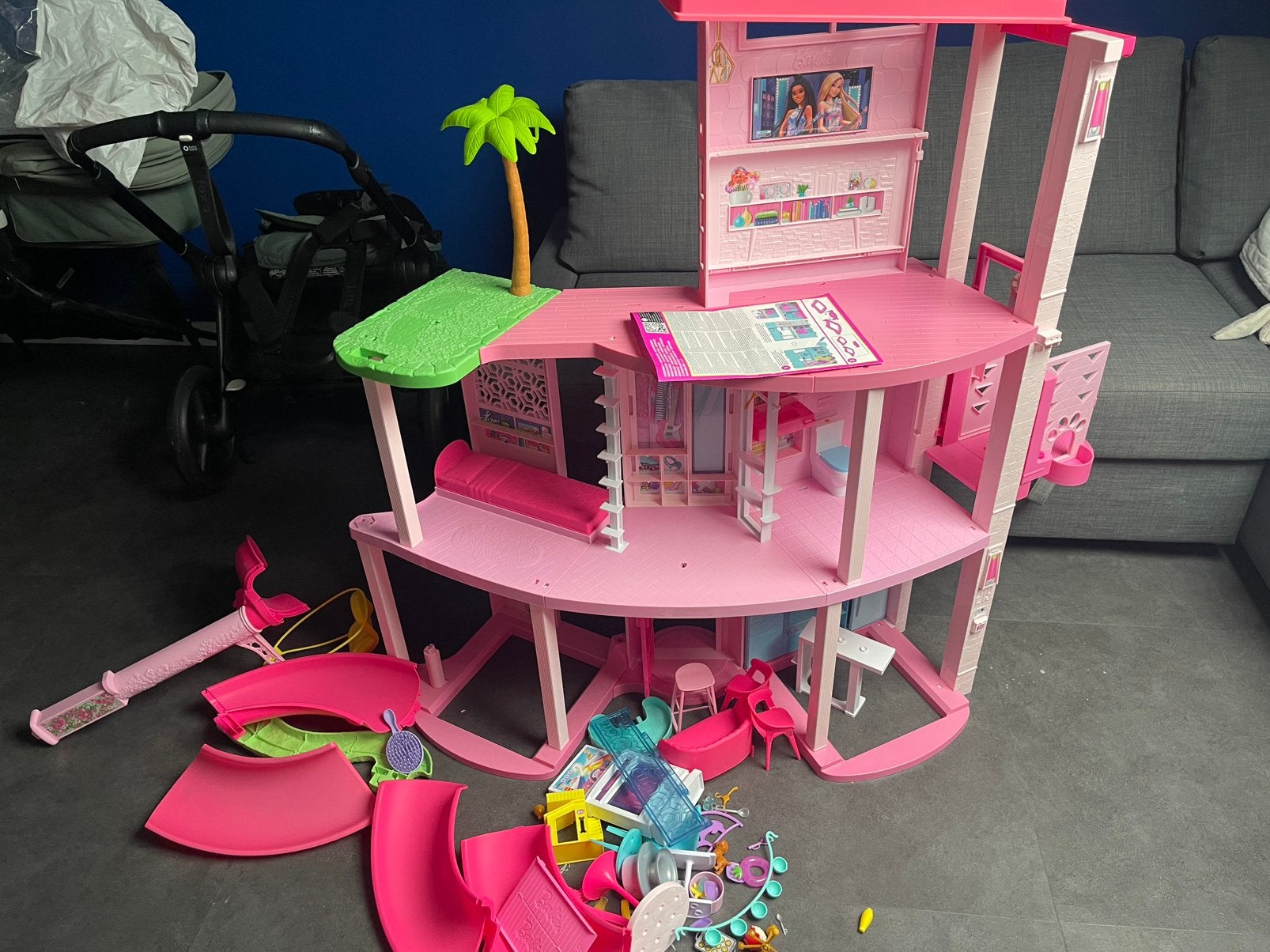 Barbie huis, Ophalen of Verzenden, Poppenhuis