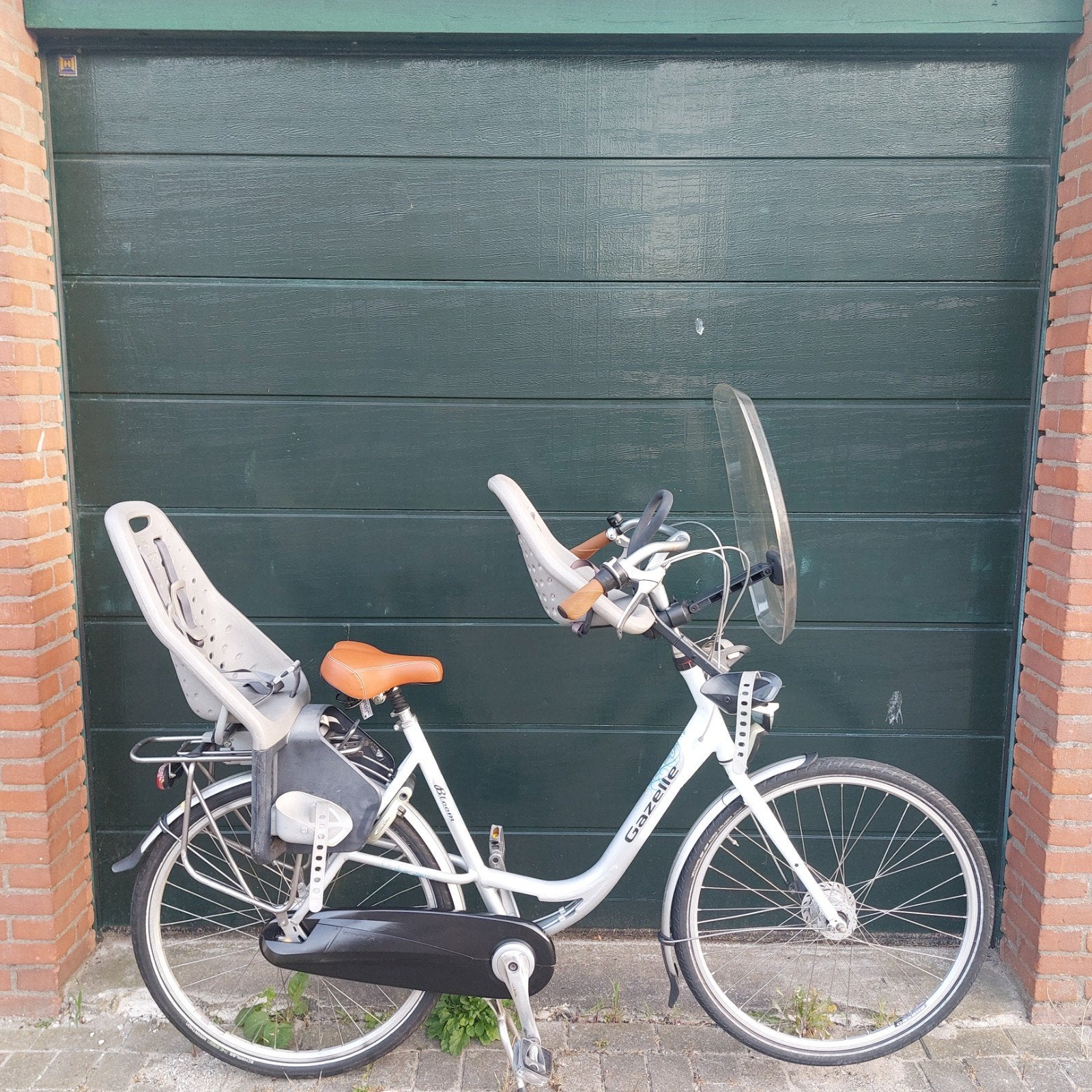 Gazelle bloom 56cm 7 versnellingen stuurslot 2 Yepp Zitjes, 2 zitjes, 53 tot 56 cm, Versnellingen, Ophalen of Verzenden