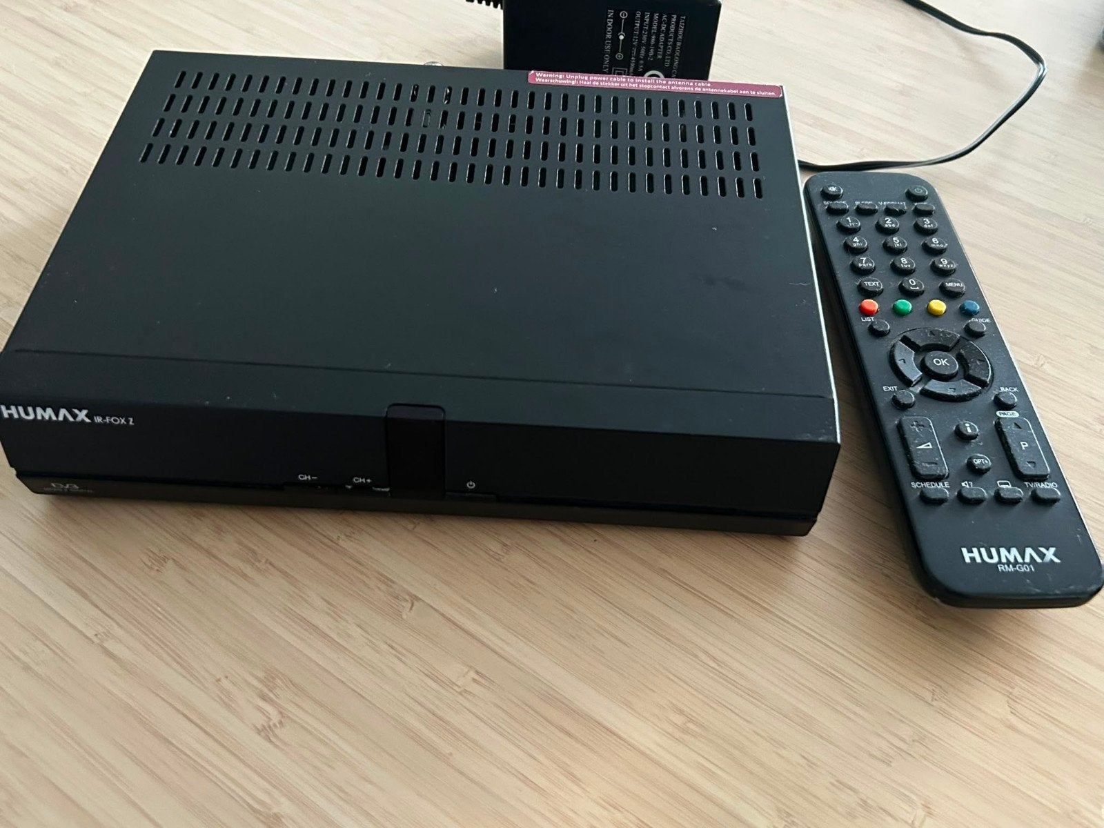 Humax iR-FOX Z digitale ontvanger met afstandsbediening, Ophalen of Verzenden, Gebruikt, Decoder