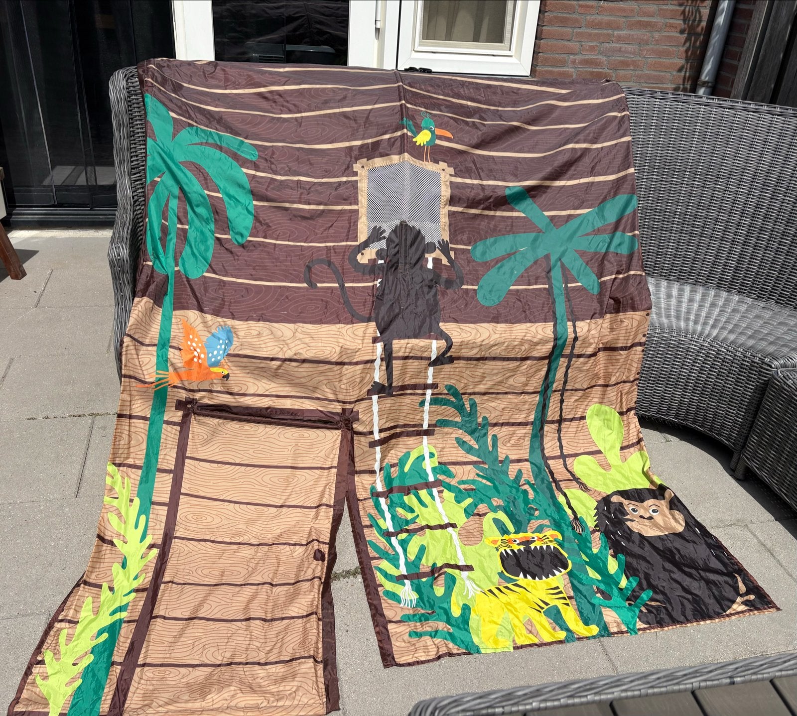 2x Tent voor IKEA halfhoogslaper (jungle en sterren), Ophalen, Gebruikt, Overige typen, IKEA