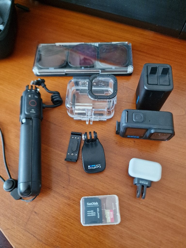 gopro 13 black compleet set, Audio, Tv en Foto, Ophalen of Verzenden, Zo goed als nieuw, GoPro