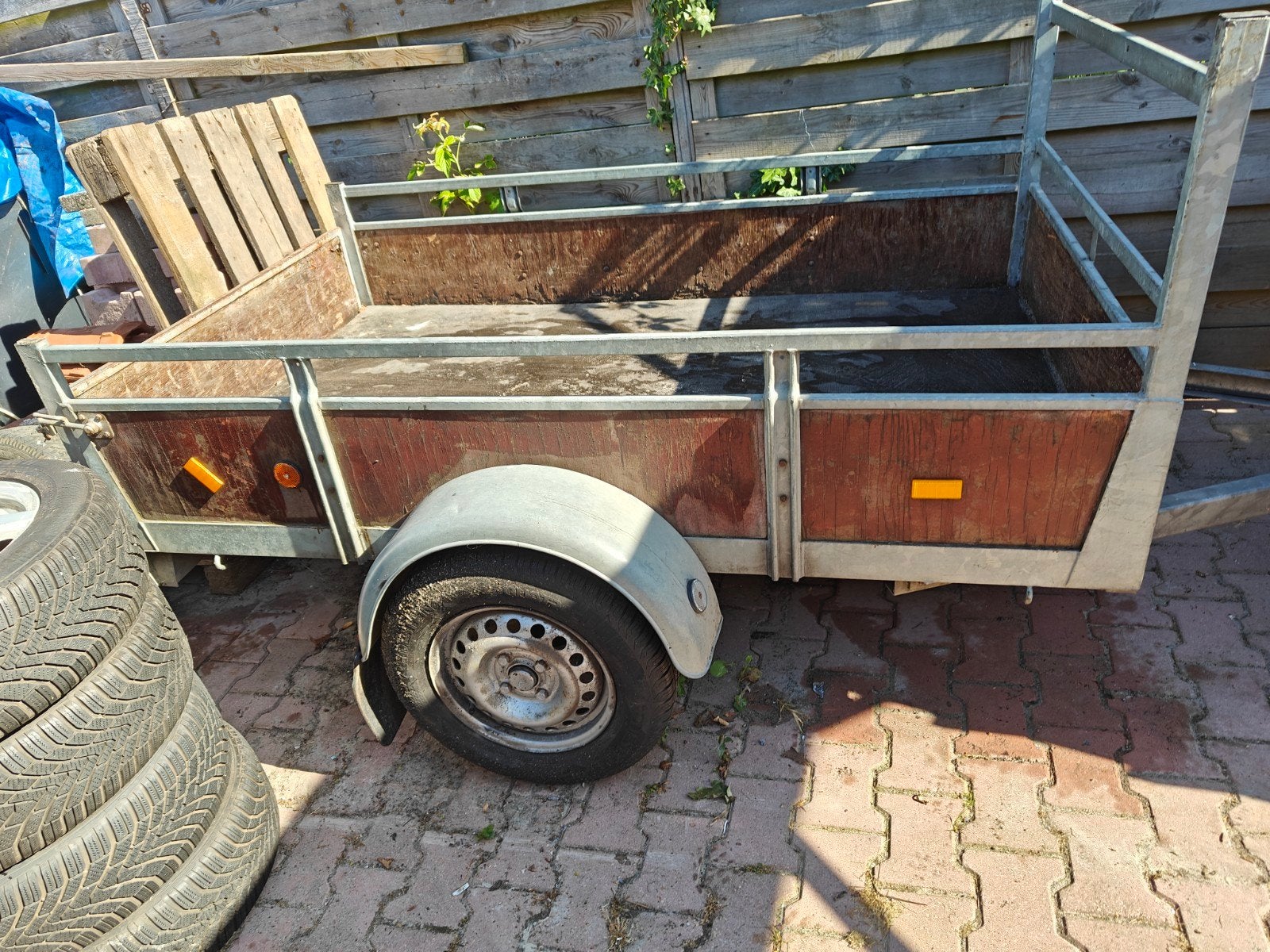 Nette enkelassige aanhangwagen, Auto diversen, Ophalen, Gebruikt