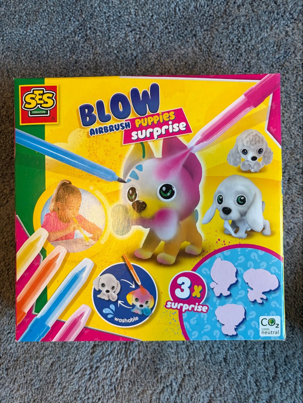 SES Creative Blow Airbrush Puppies Surprise, Kinderen en Baby's, Ophalen of Verzenden, Nieuw, Jongen of Meisje
