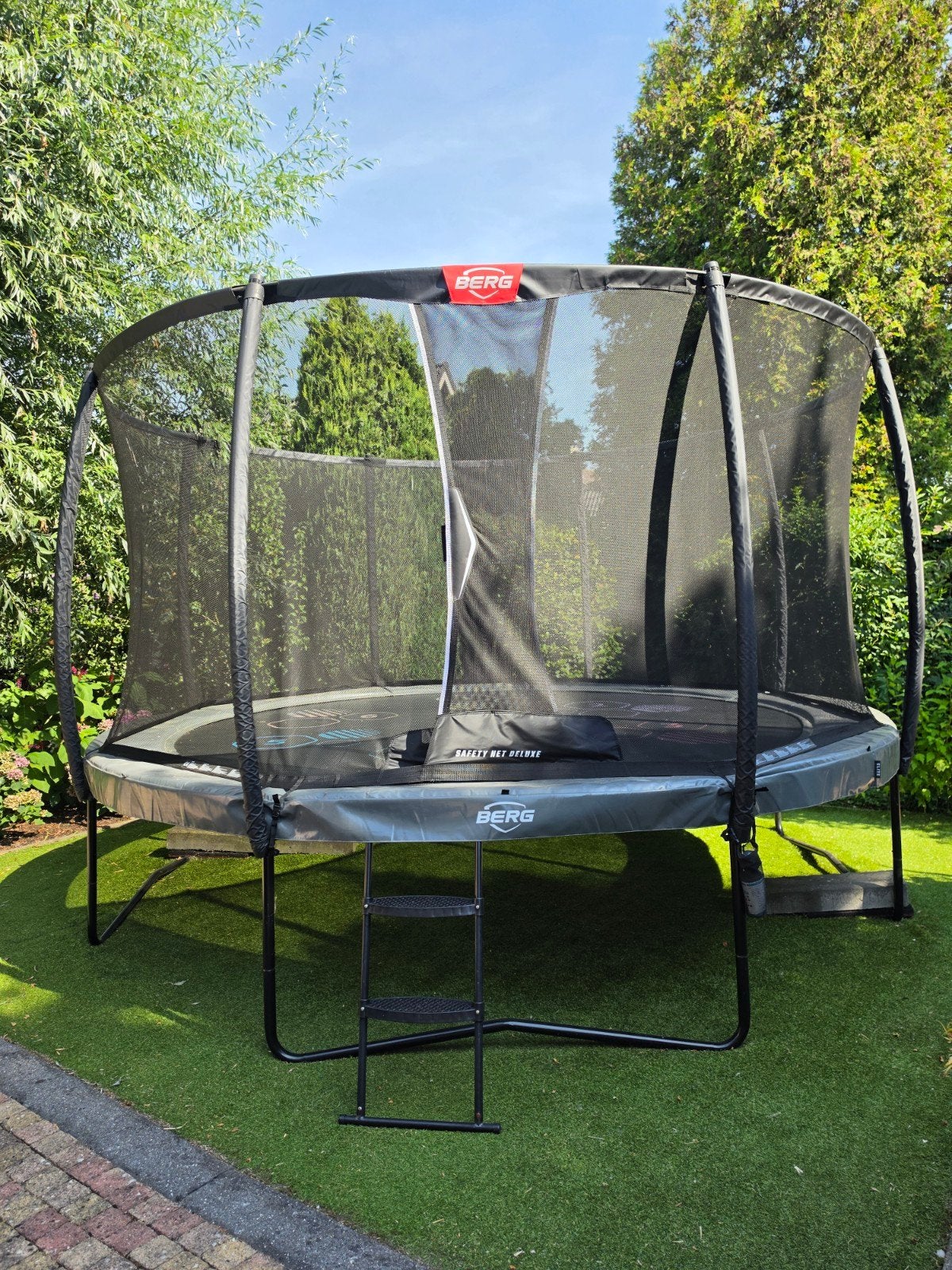 BERG Elite Trampoline met Safety Net Deluxe, Ophalen, Gebruikt