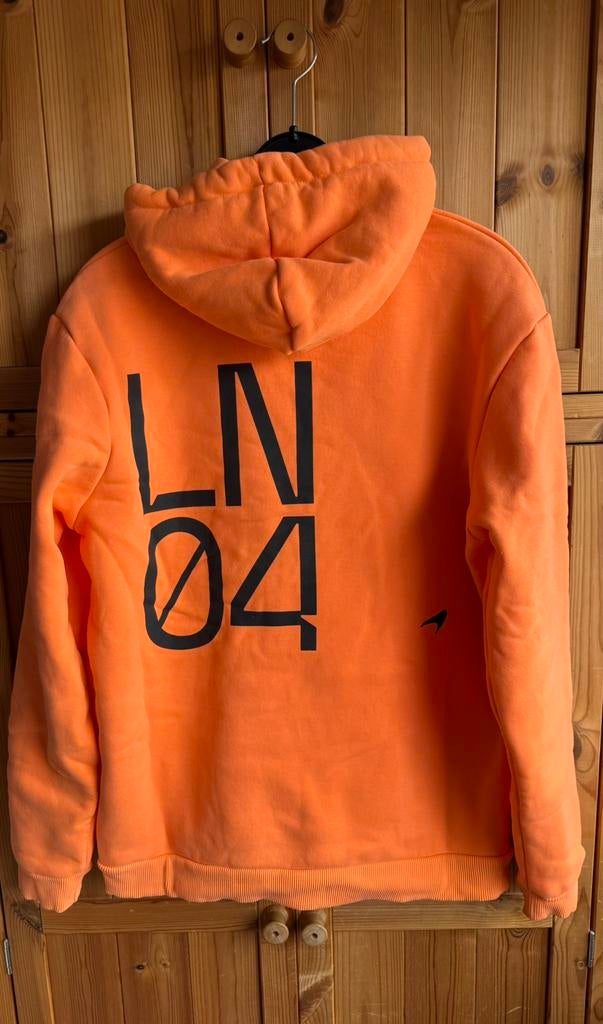 Castore Mclaren Lando Norris hoodie, Ophalen of Verzenden, Zo goed als nieuw, Maat 42/44 (L), Oranje