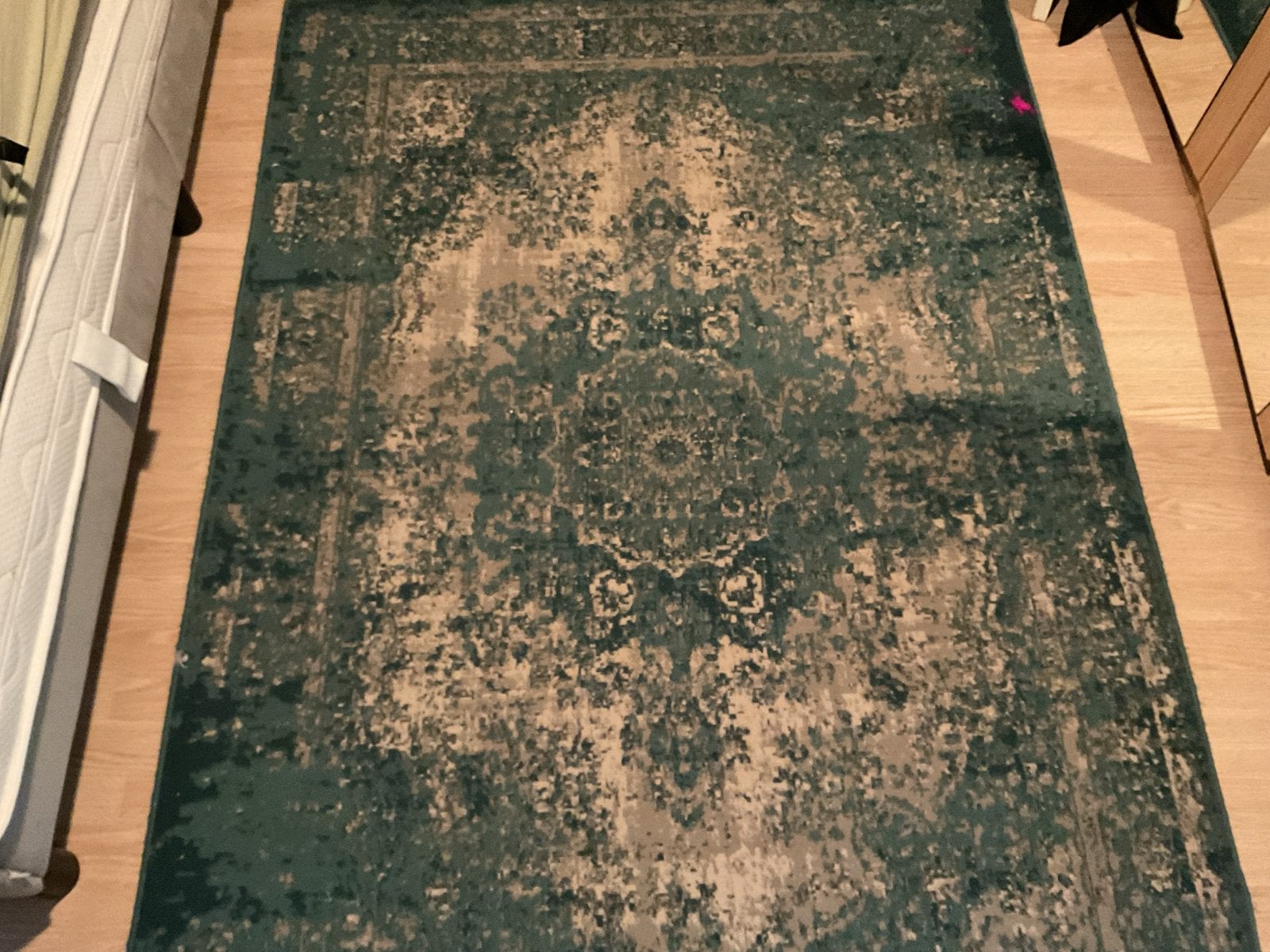 Mooi vloerkleed met kleurrijk patroon, Gebruikt, 100 tot 150 cm, Ophalen of Verzenden, 150 tot 200 cm