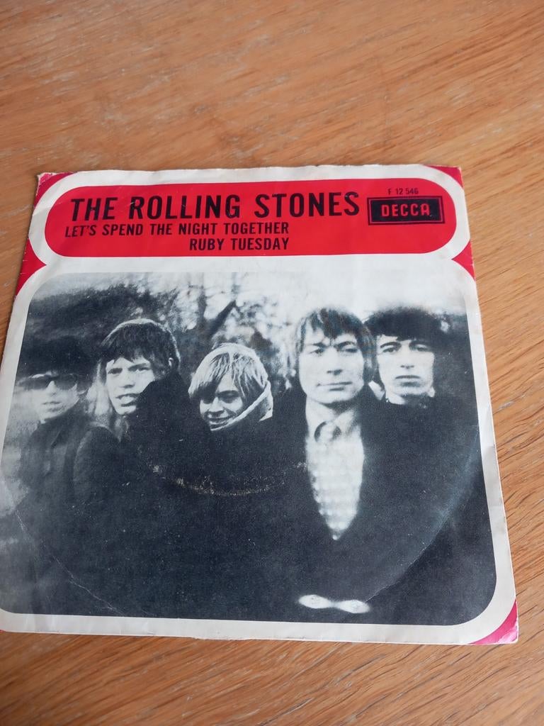 The Rolling Stones - Let's Spend The Night Together Single, Cd's en Dvd's, Vinyl Singles, Ophalen of Verzenden, Gebruikt, Rock en Metal