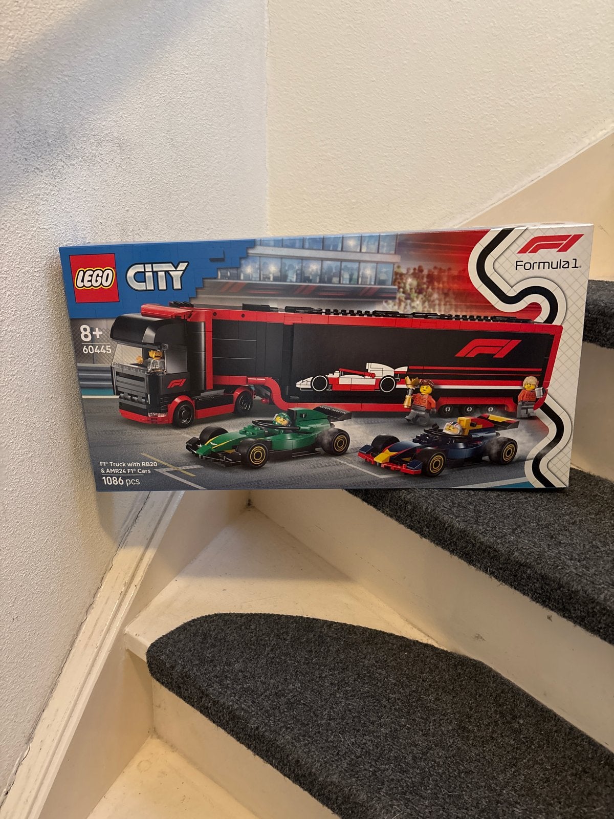 LEGO City Formule 1 Racewagen en Transporter (60445), City, Lego, Nieuw, Ophalen of Verzenden