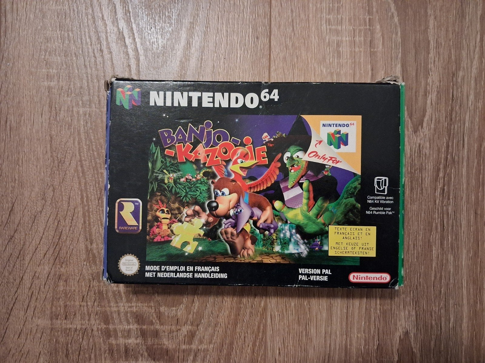 Banjo-Kazooie N64 PAL-versie met handleiding, Spelcomputers en Games, Games | Nintendo 64, Gebruikt, 1 speler, Ophalen of Verzenden