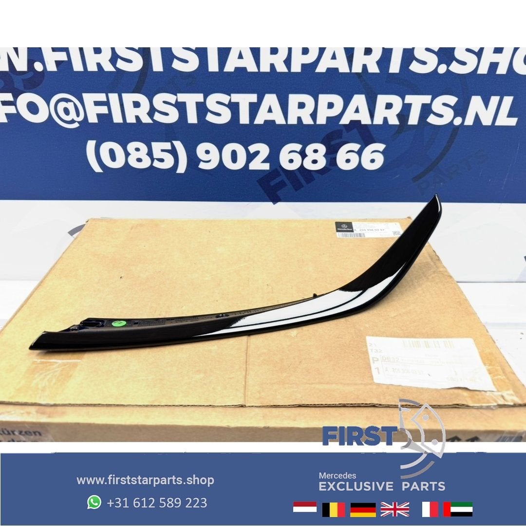 W177 A45 AMG VOORBUMPER AERO SPLITTER LINKS of RECHTS 2018-2, Gebruikt, Voor, Ophalen of Verzenden, -