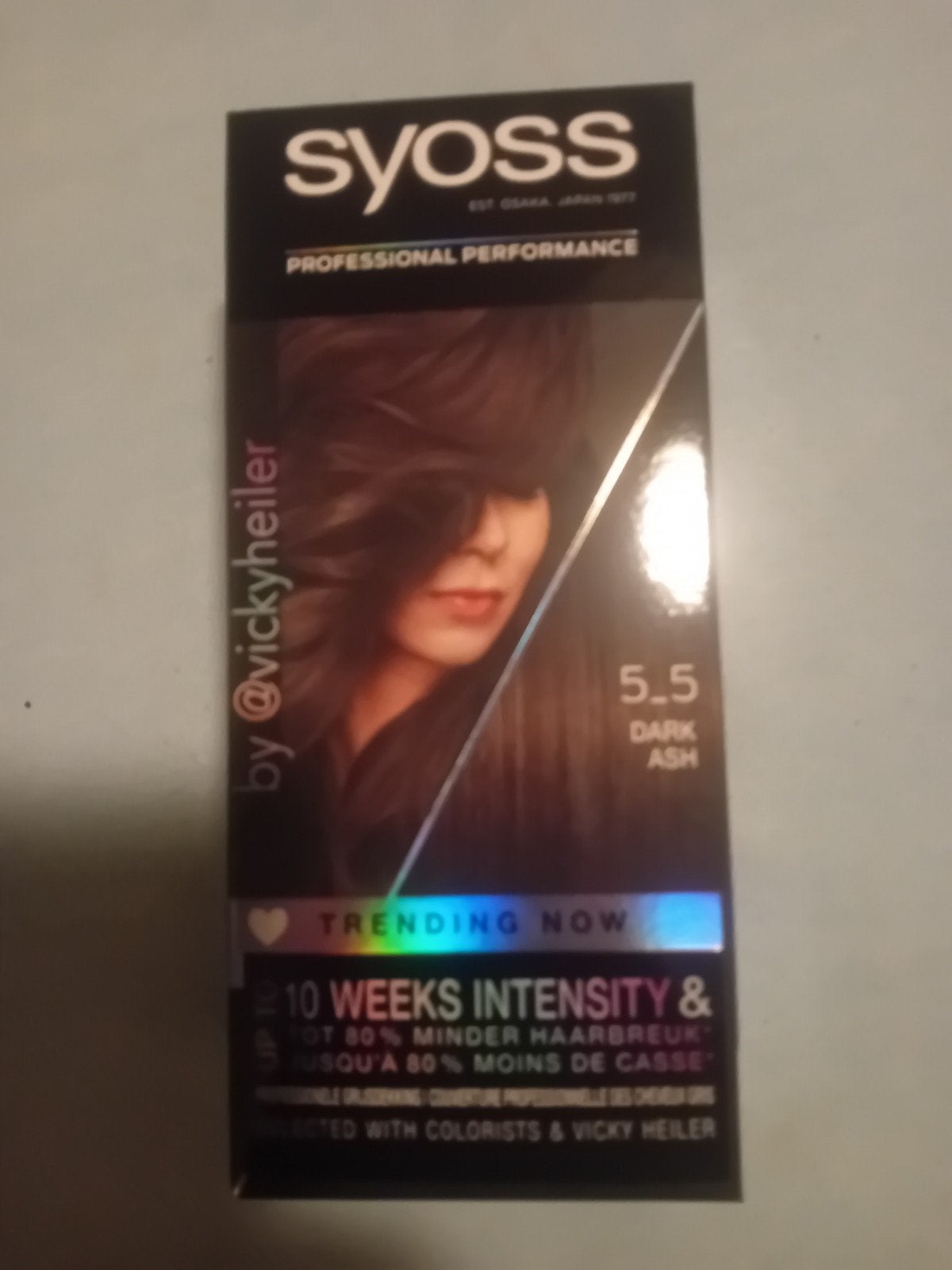 Syoss Professional Performance Haarverf 5_5 Dark Ash, Ophalen of Verzenden, Nieuw, Overige typen