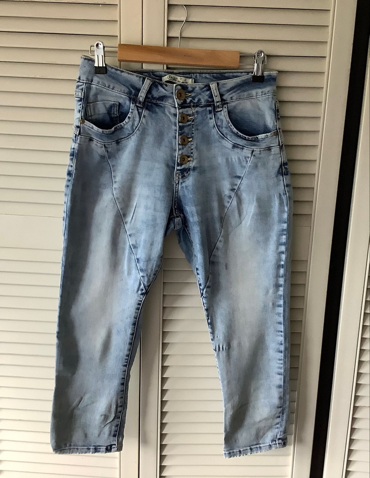 Toxic3 Driekwart Jeans Maat 36, Kleding | Dames, Blauw, Ophalen of Verzenden, Zo goed als nieuw, Driekwart