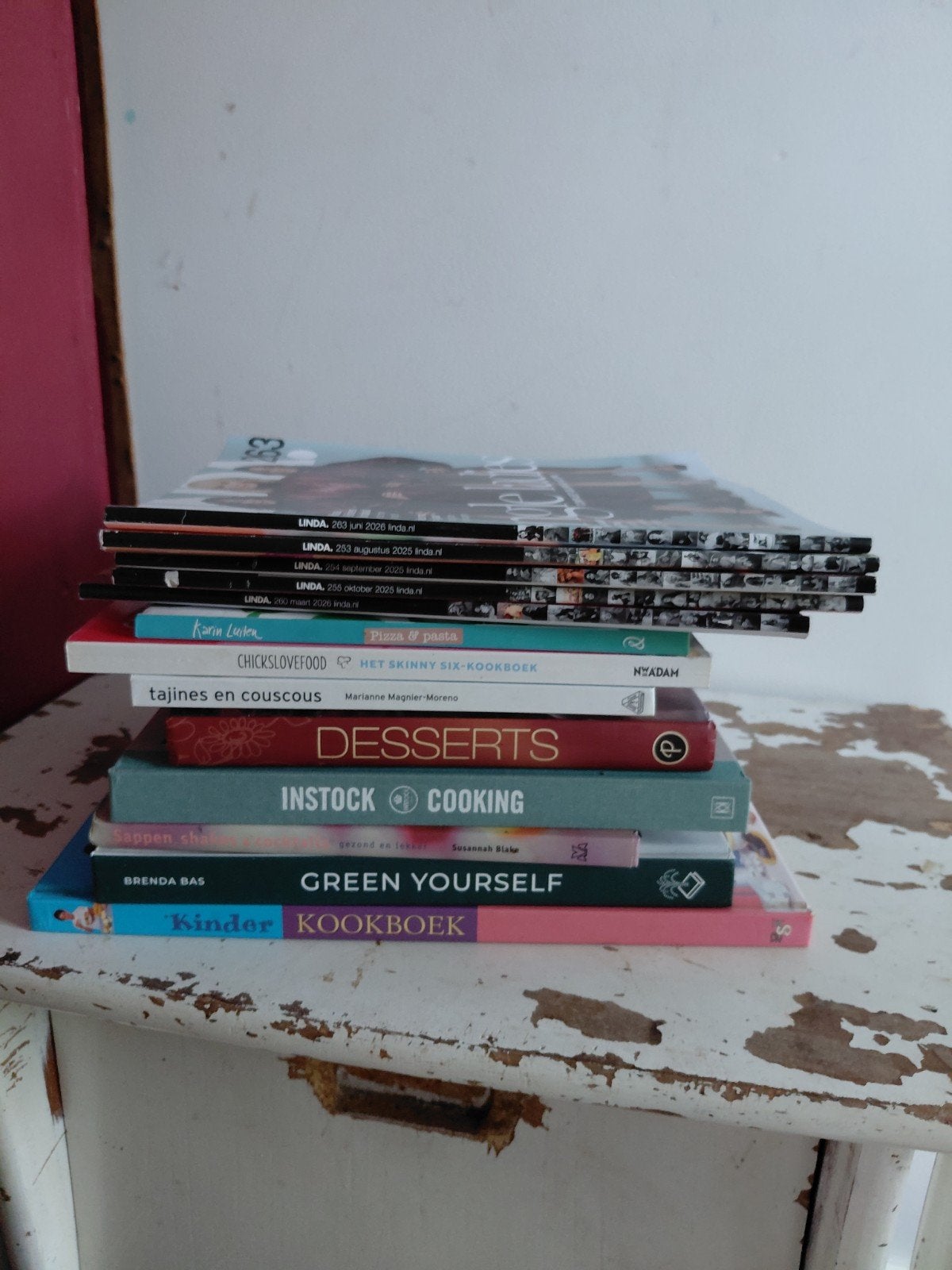 Diverse Kookboeken en LINDA. Magazines, Boeken, Kookboeken, Hoofdgerechten, Midden-Oosten en Marokko, Gezond koken, Diverse auteurs