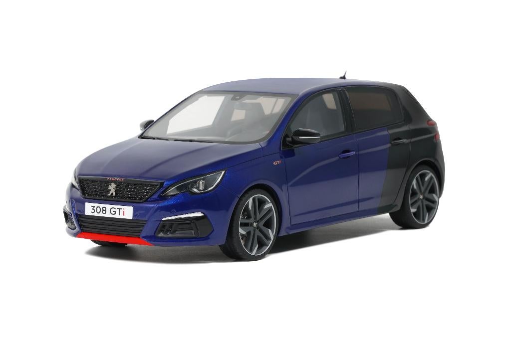 Peugeot 308 GTi 2018 Blauw-Metallic van Ottomobile 1:18, OttOMobile, Auto, Nieuw, Ophalen of Verzenden
