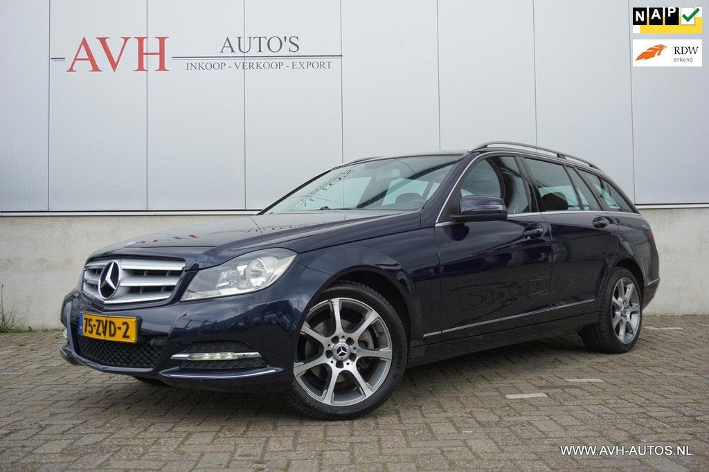 Mercedes-Benz C-klasse Estate 180 Ambition Elegance, Euro 5, Achterwielaandrijving, Blauw, Handgeschakeld