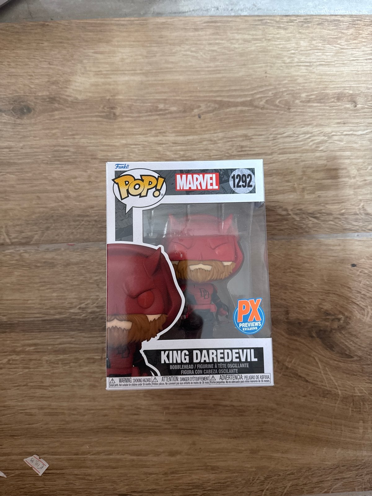 Funko Pop! Marvel King Daredevil PX Exclusive #1292, Ophalen of Verzenden, Nieuw