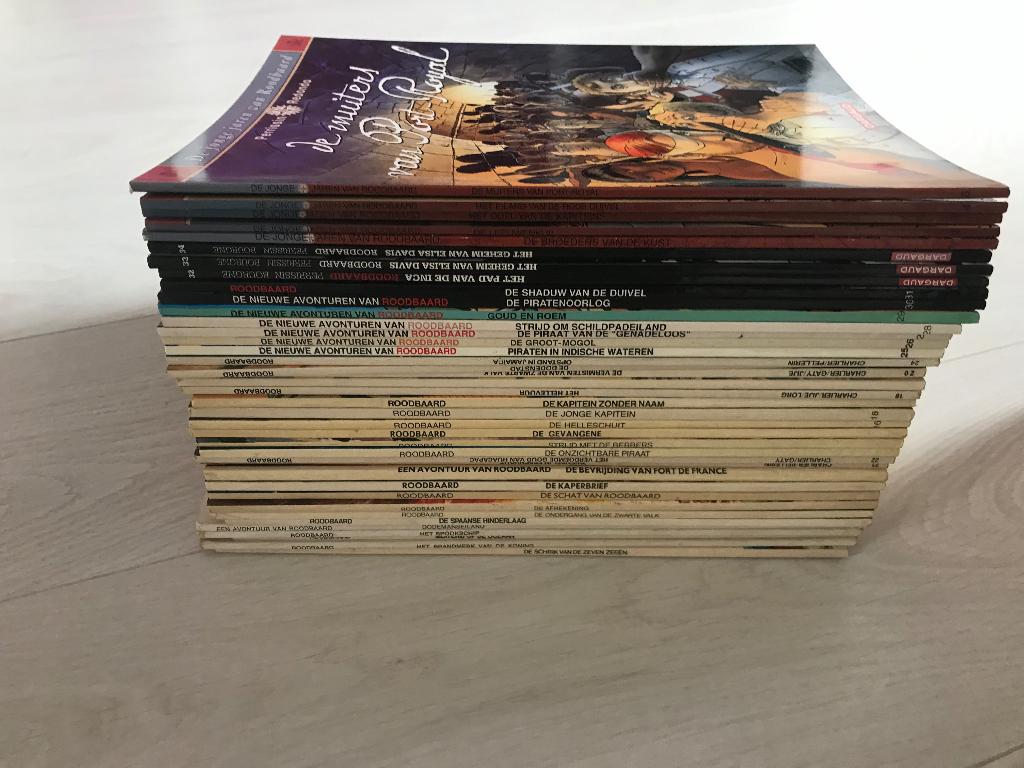Roodbaard strips, de gehele serie compleet!, Complete serie of reeks, Ophalen of Verzenden, Gelezen