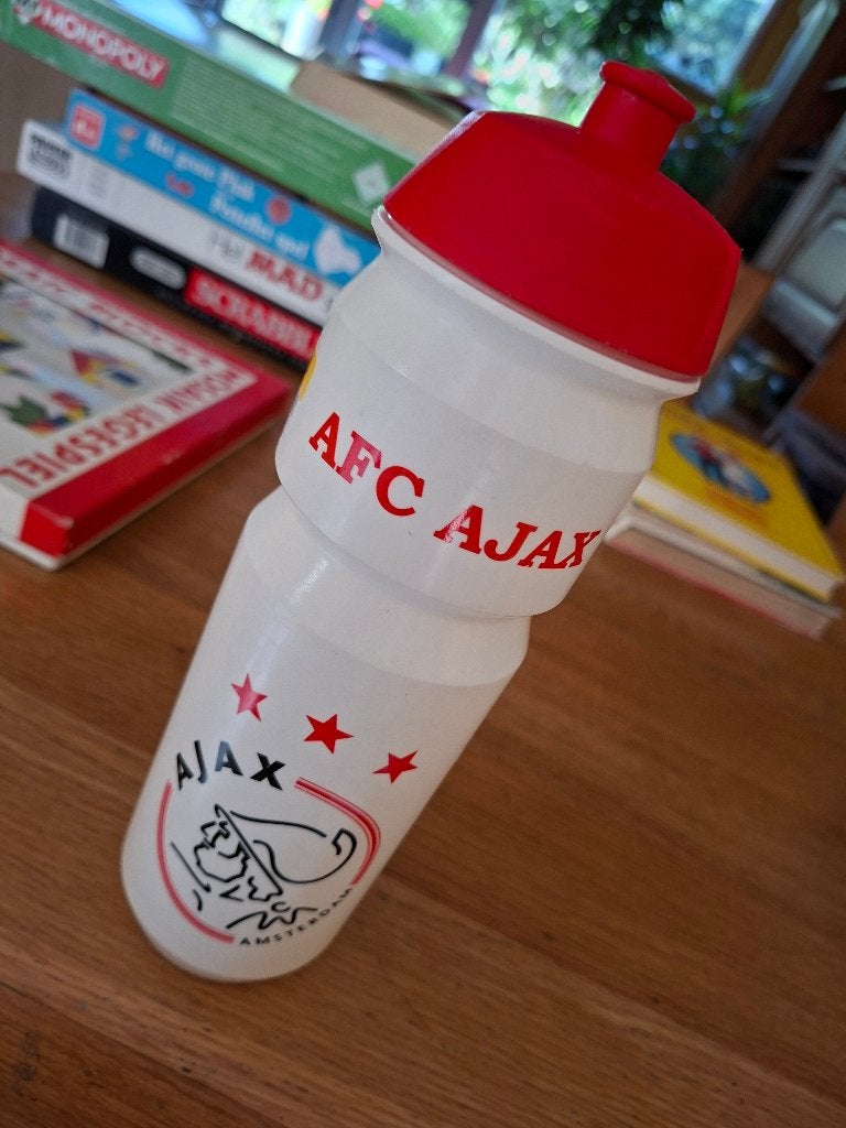 beker AFC AJAX met deksel, Verzamelen, Ophalen of Verzenden, Zo goed als nieuw, Ajax, Overige typen