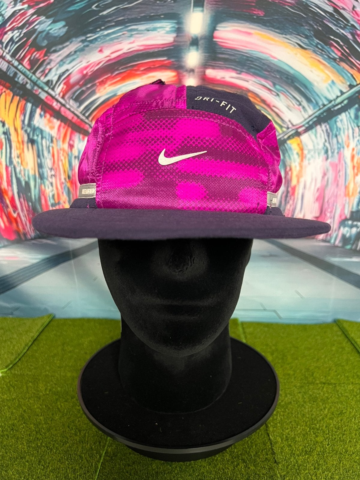 Nike 5 panel cap, Kleding | Heren, Ophalen of Verzenden, Zo goed als nieuw, One size fits all, Pet
