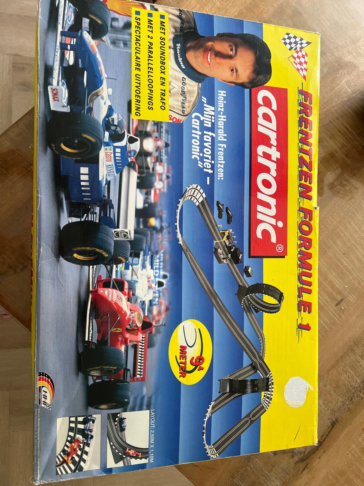 Cartronic racebaan met 2 auto's (1 werkend), Elektrisch, Ophalen, Overige merken, Racebaan