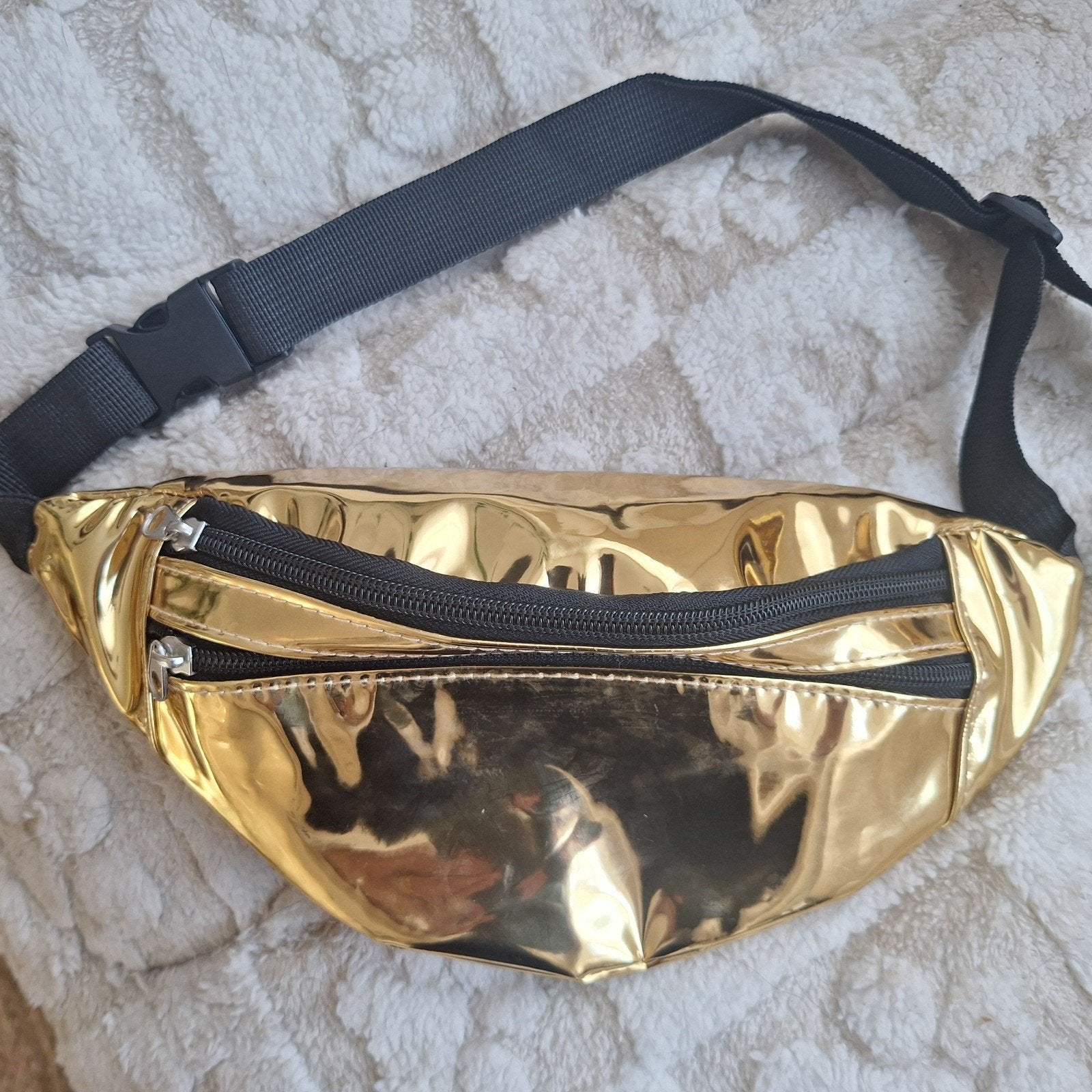 goud heuptasje 80's 90's disco, Verzenden, Zo goed als nieuw, Overige typen, Overige
