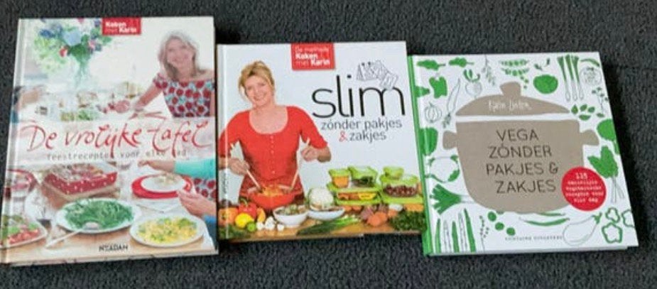 3x Koken met Karin kookboeken, Ophalen of Verzenden, Nieuw
