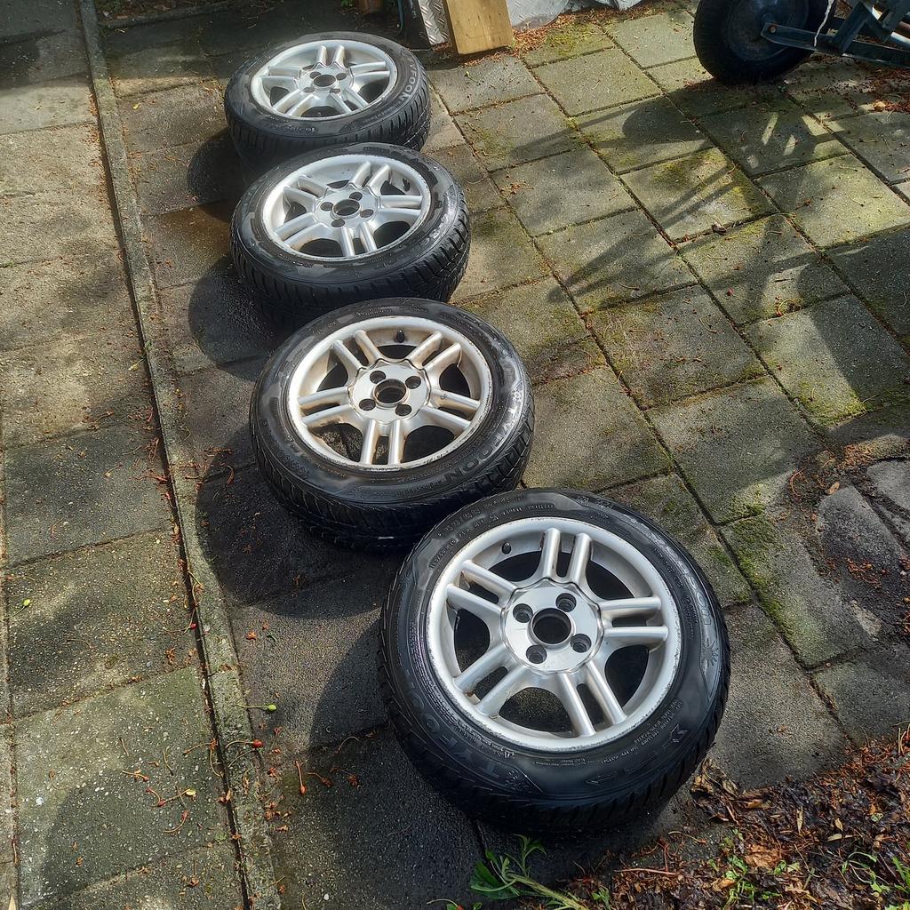 4x Toyota Starlet velgen 4x100, Ophalen, 14 inch, Gebruikt, Velg(en)
